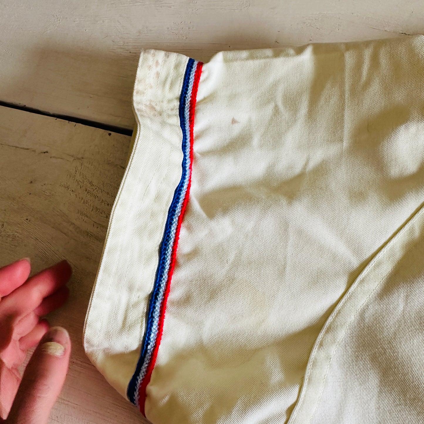 70S VINTAGE JAPANESE BASEBALL JERSEY TOP // SIZE MEDIUM