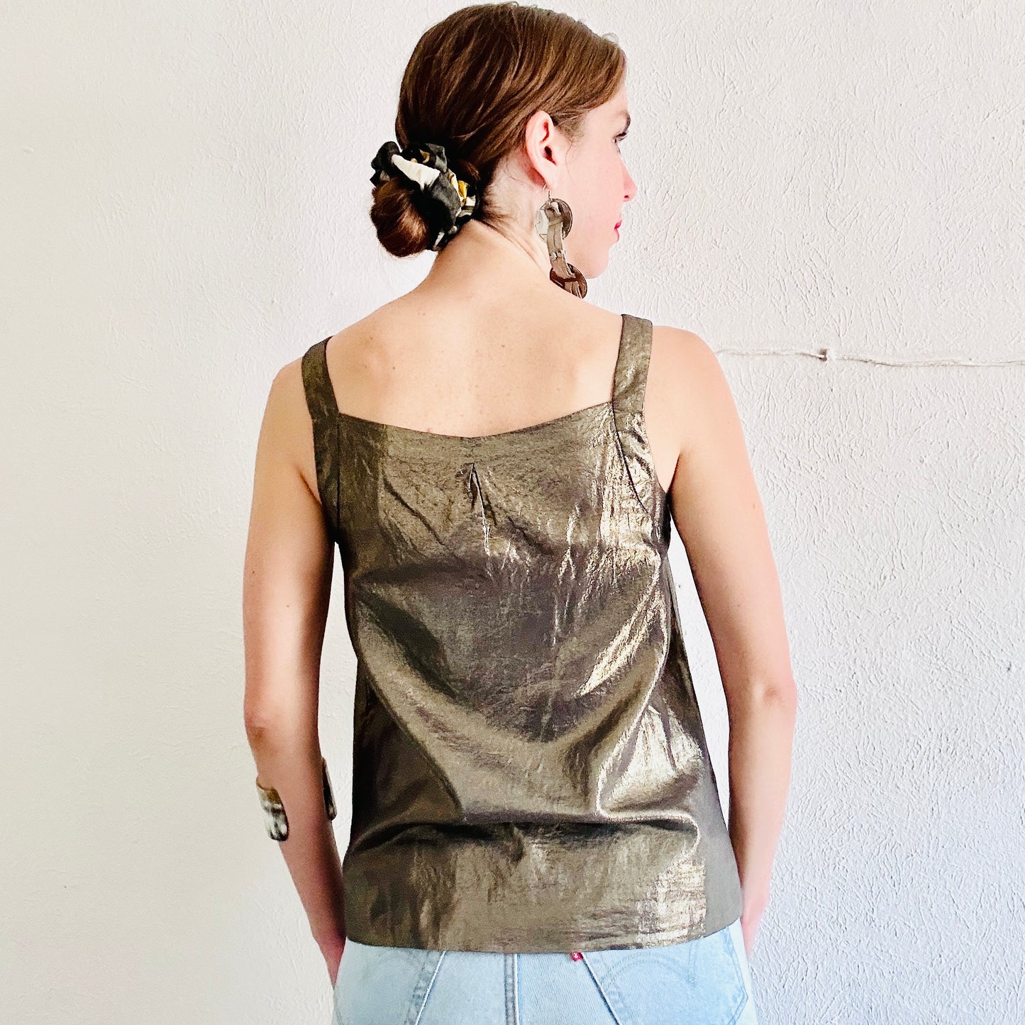 J CREW LAMÉ METALLIC CAMISOLE // SIZE SMALL