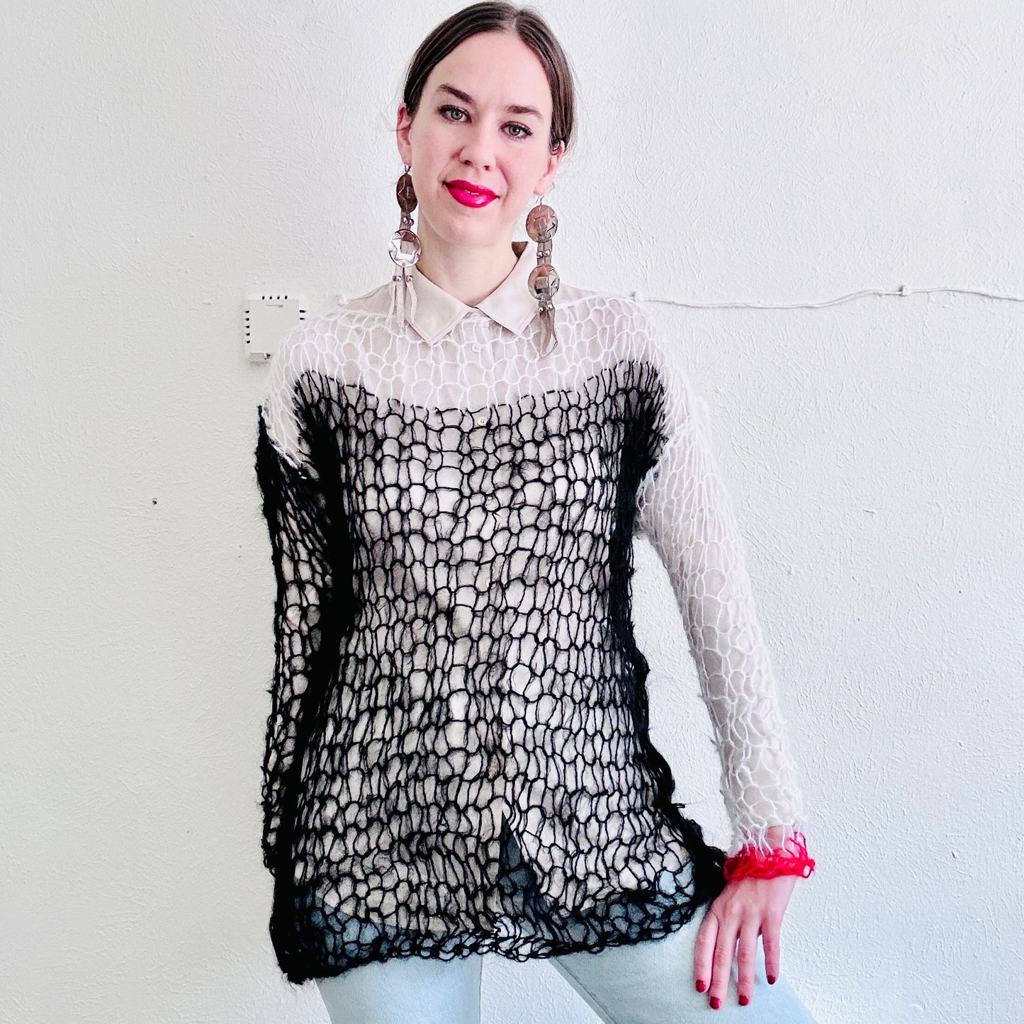 JOHNNY ROTTEN SEX PISTOLS REPLICA SWEATER // SIZE LARGE