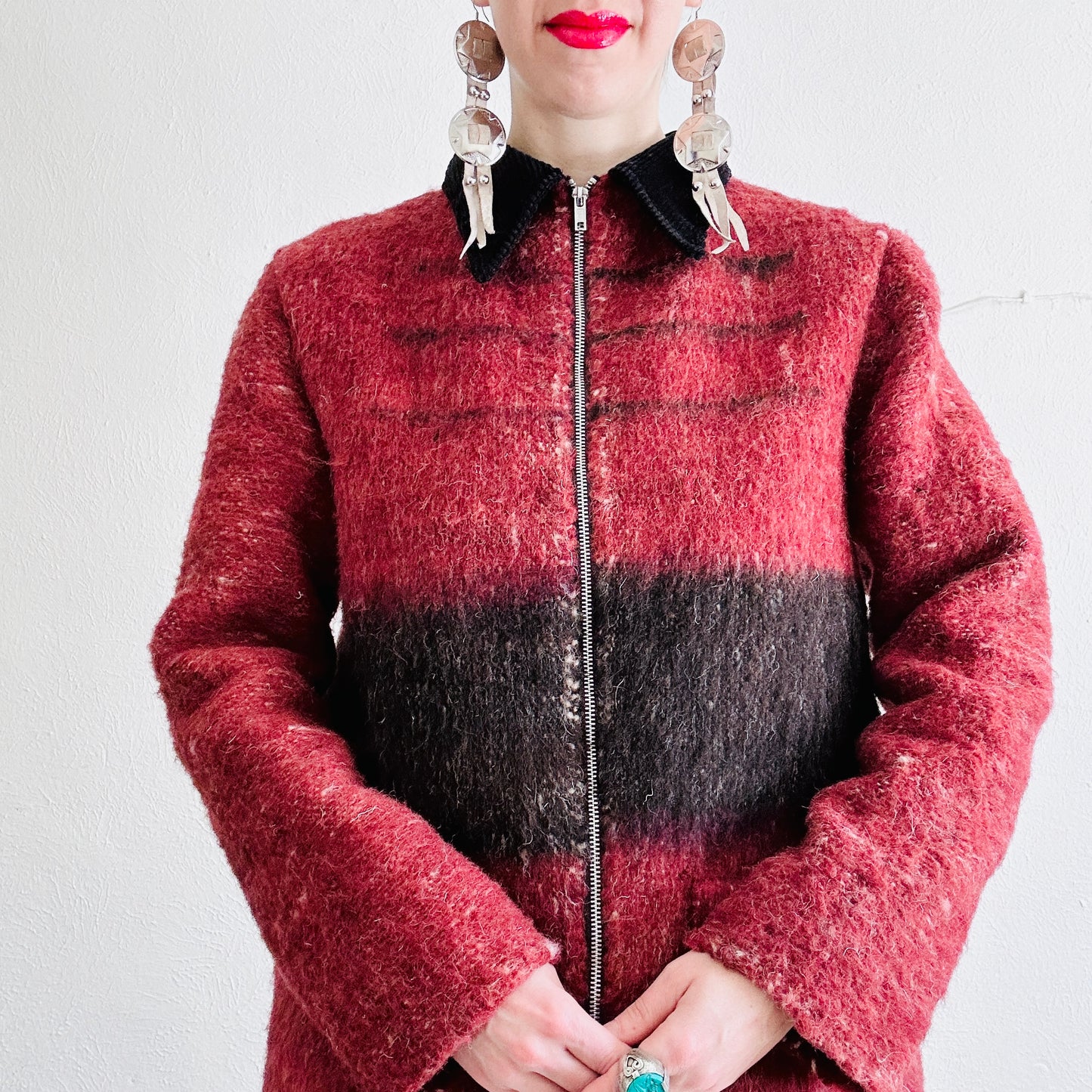 SDCV ORIGINAL NATIVE AMERICAN WOOL JACKET // SIZE SMALL
