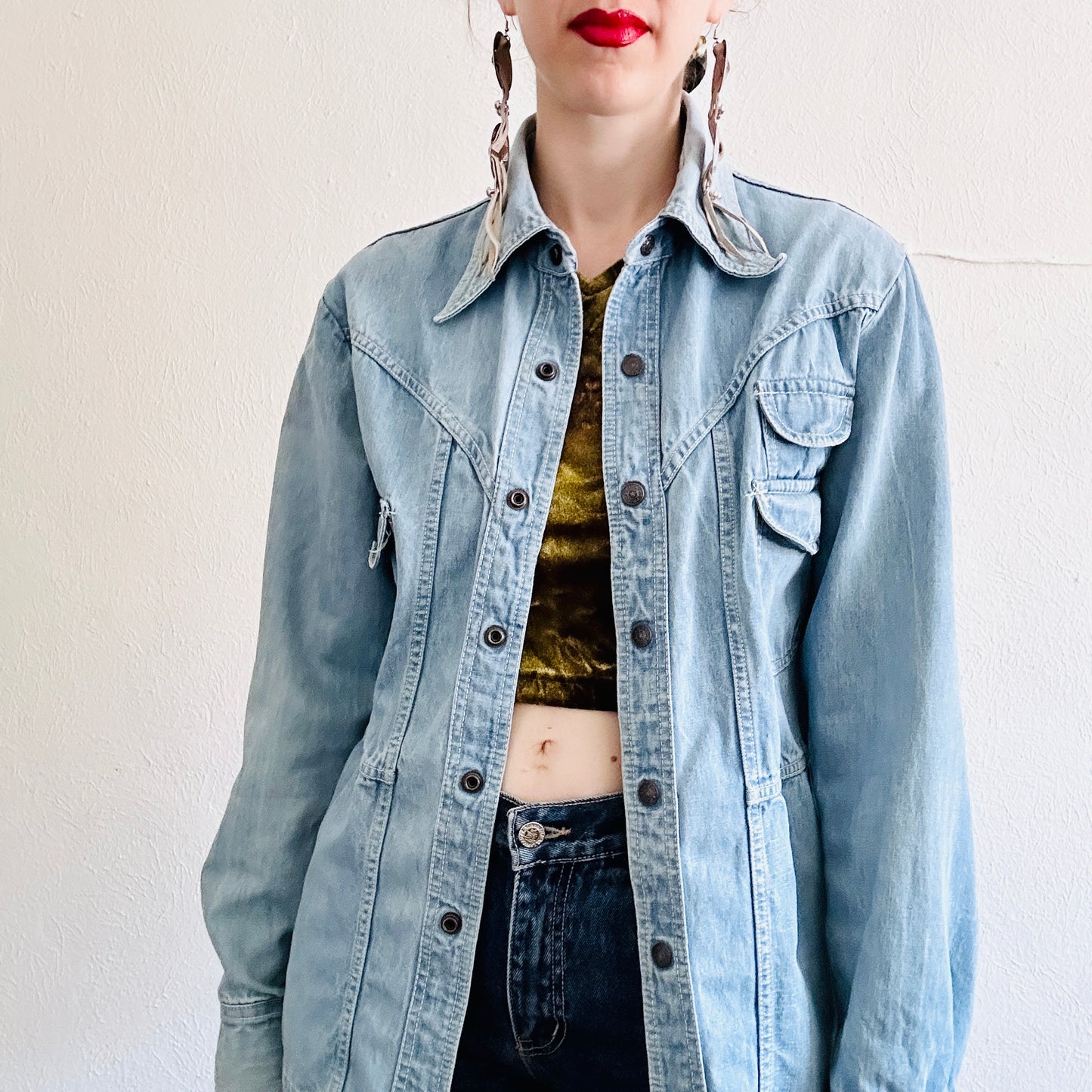 70’S VINTAGE JEAN JACKET // SIZE LARGE