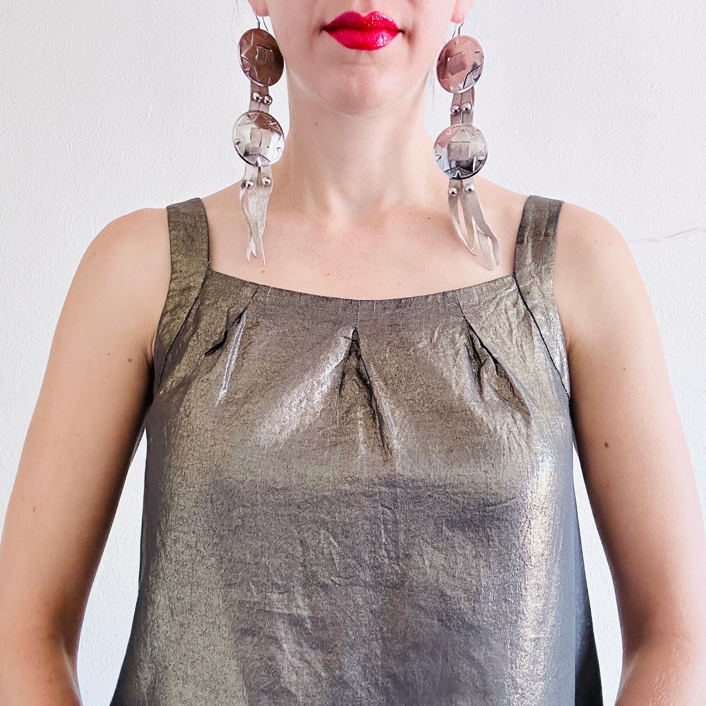 J CREW LAMÉ METALLIC CAMISOLE // SIZE SMALL