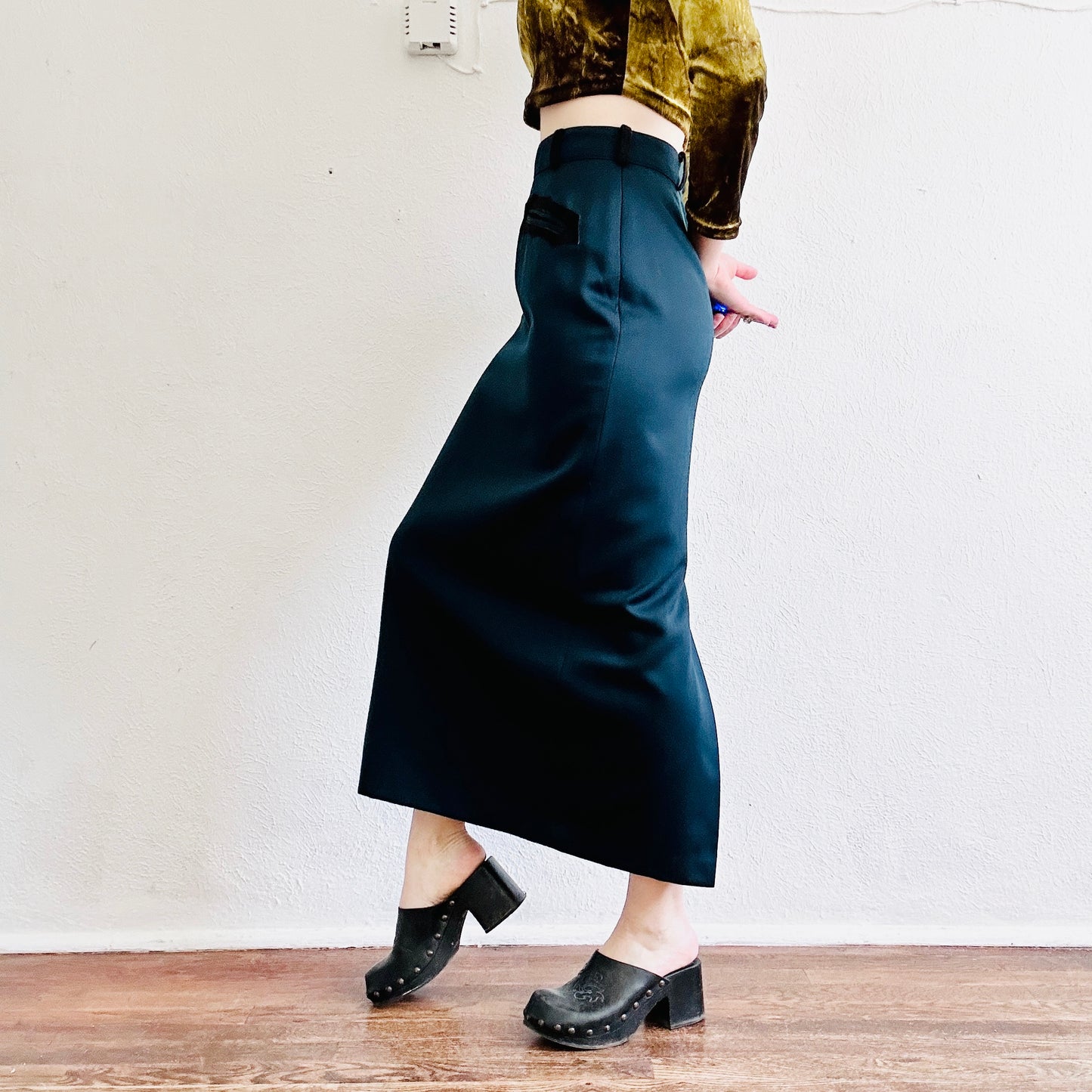 90’S VINTAGE WOOL WESTERN SKIRT // SIZE SMALL