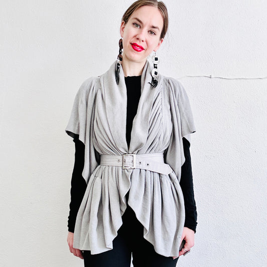 SACAI RUFFLE SWEATER // SIZE SMALL