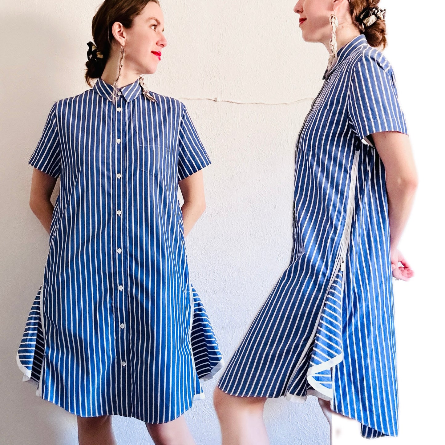 SACAI SHIRT DRESS // SIZE MEDIUM