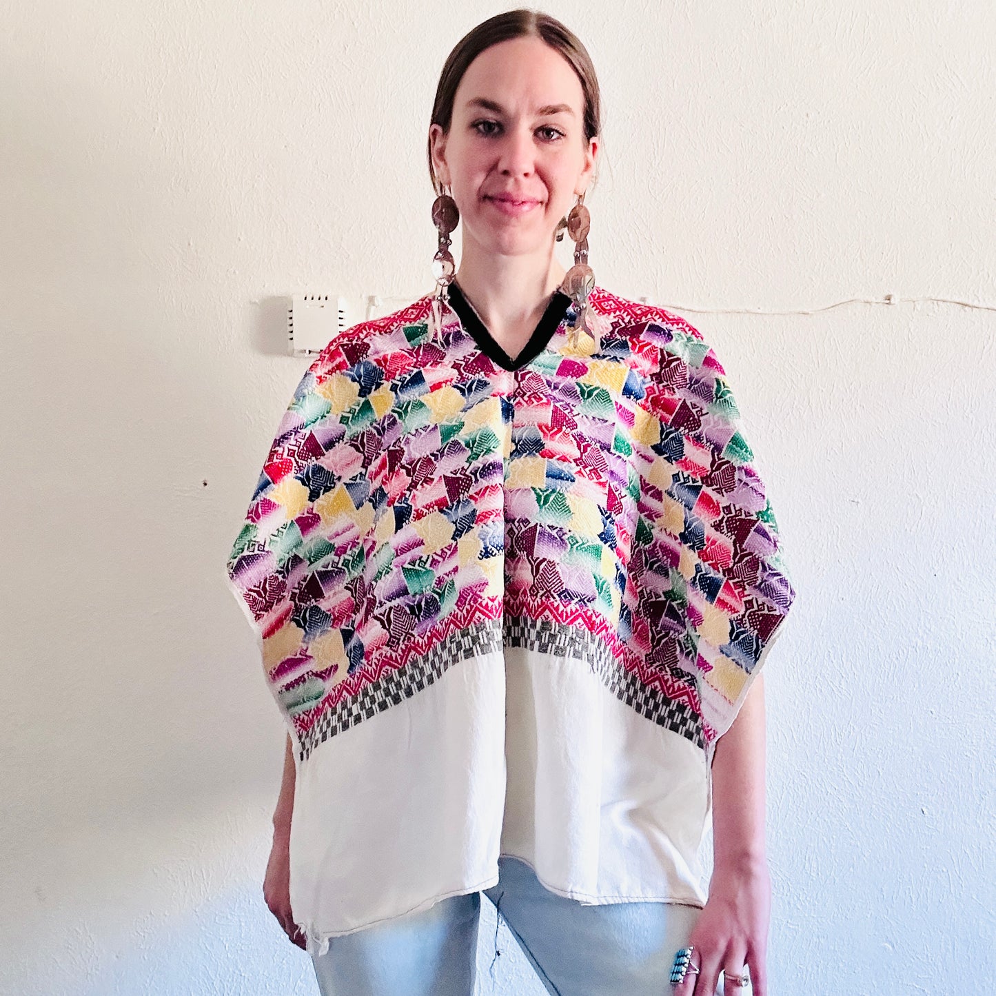 VINTAGE OAXACAN HUIPIL BLOUSE // ONE SIZE