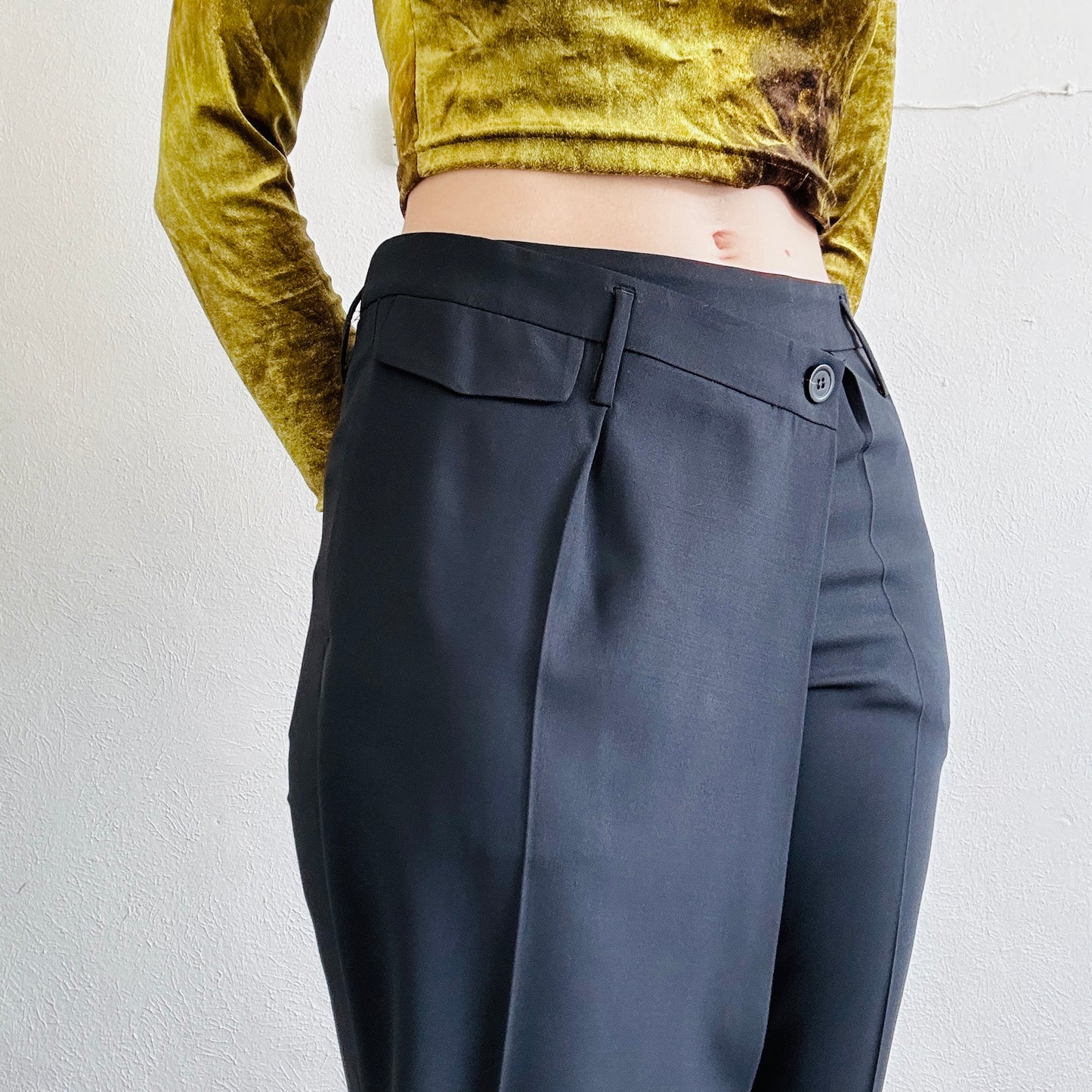 PEACHOO + KREJBERG WOOL PANTS // WAIST SIZE 26