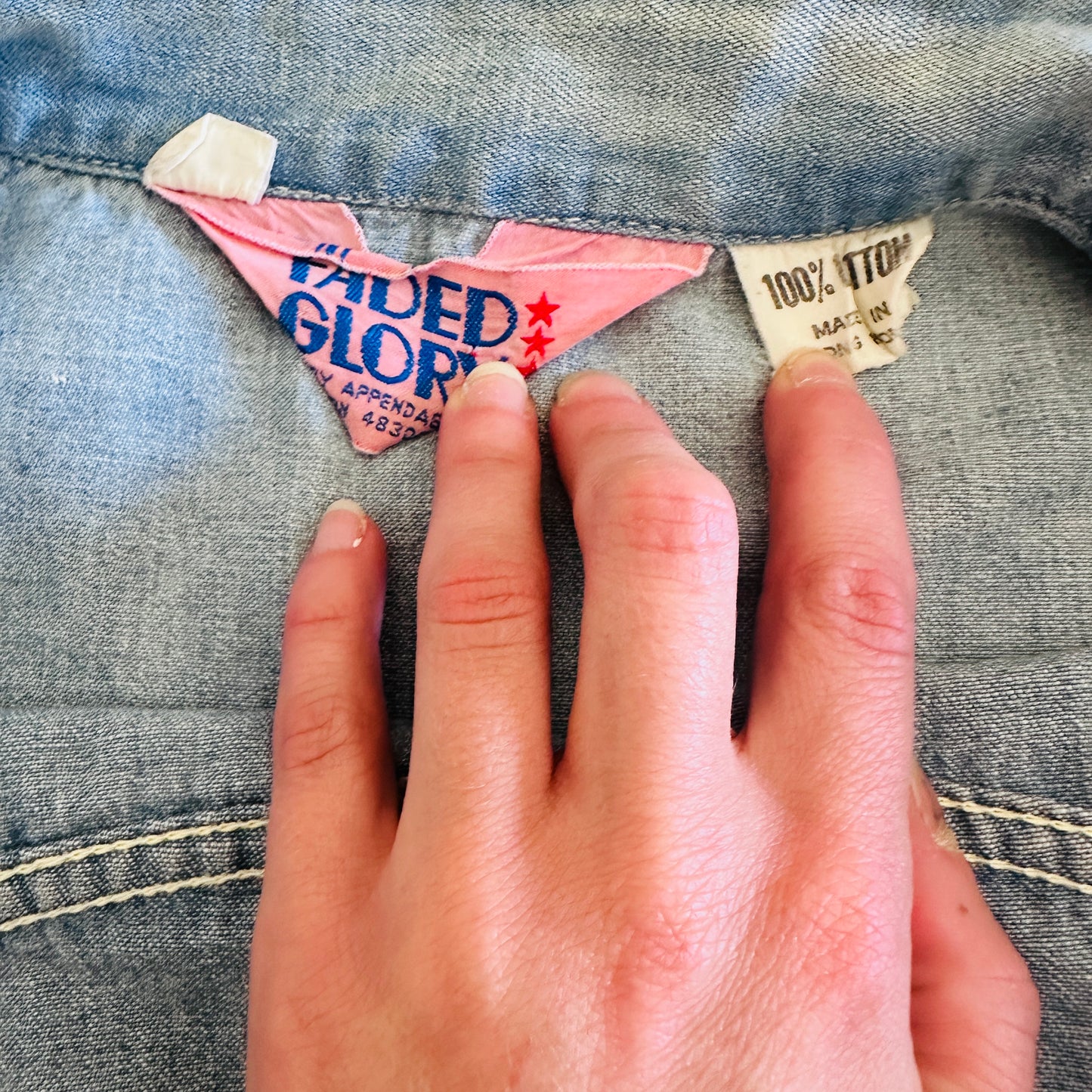 70’S VINTAGE JEAN JACKET // SIZE LARGE