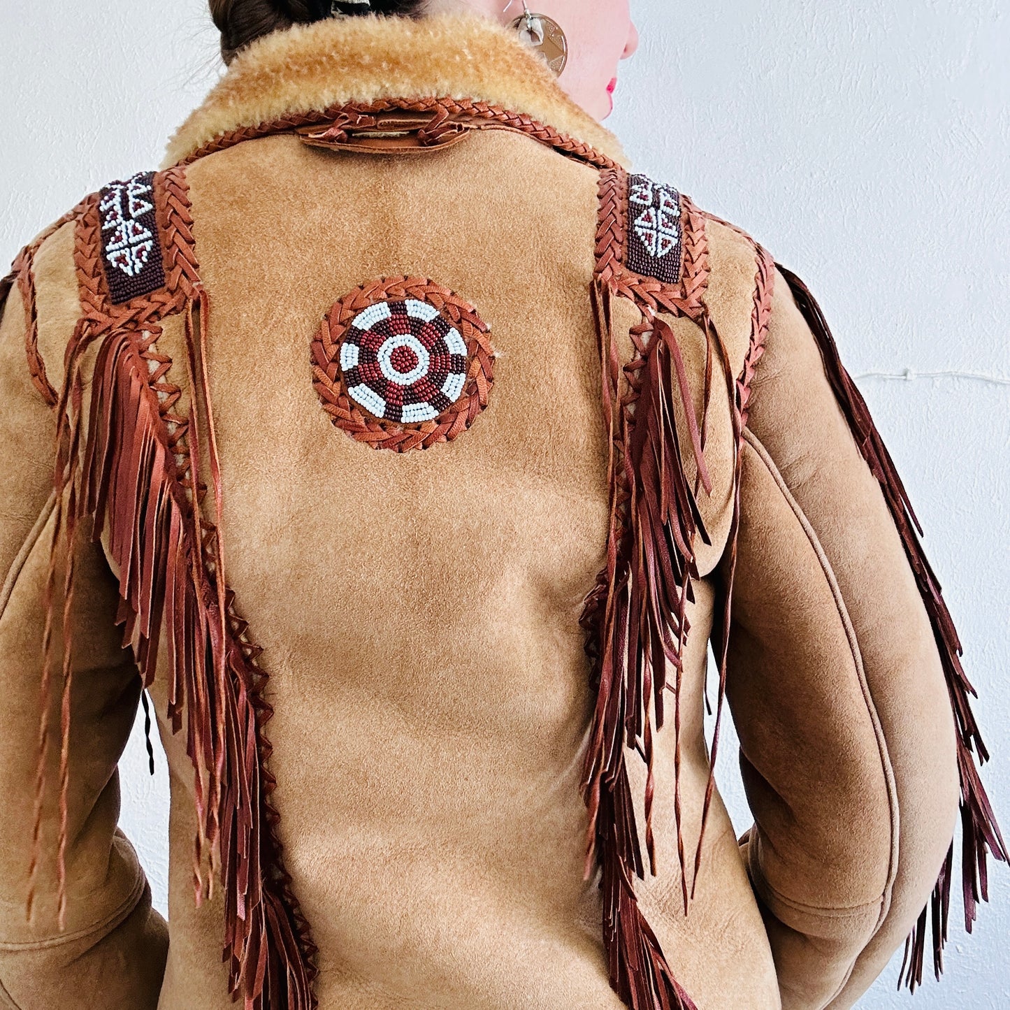 60'S VINTAGE ARTURO SHEEPSKIN JACKET // SIZE SMALL