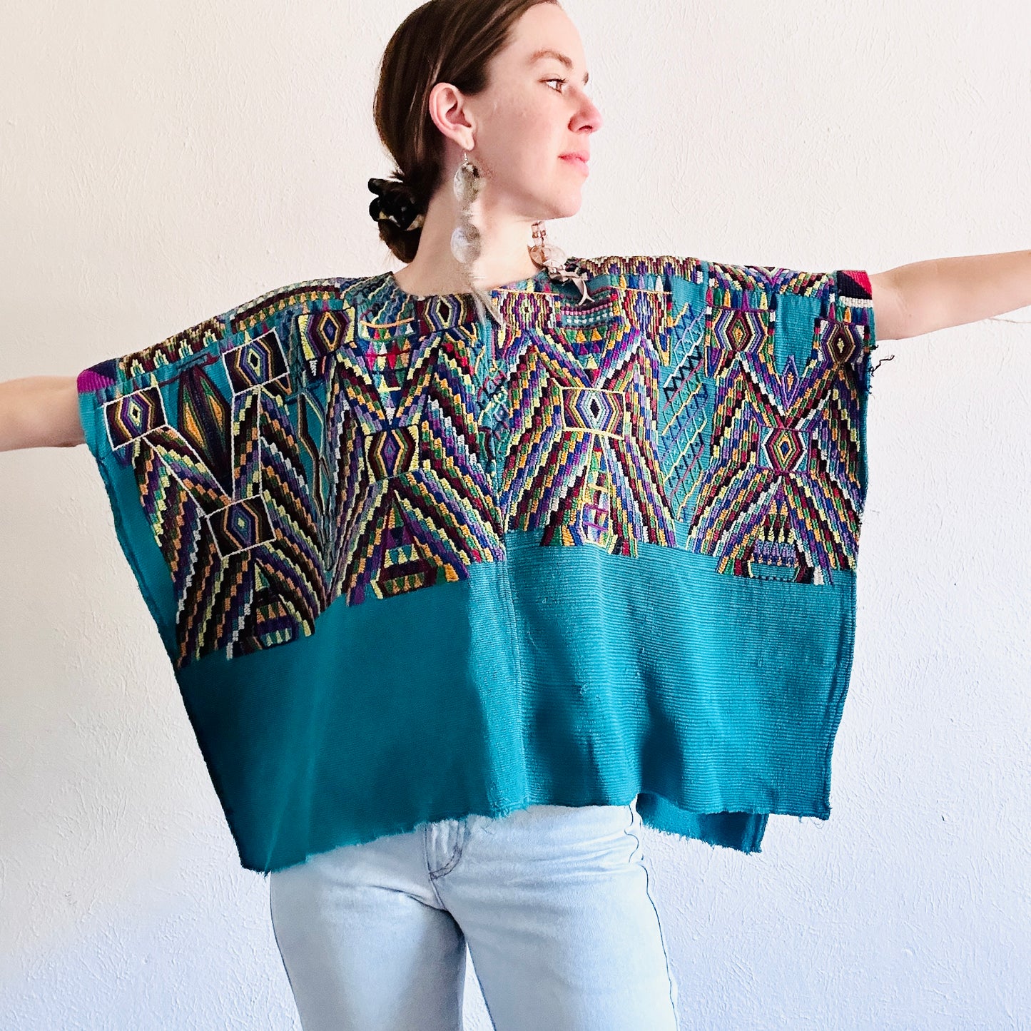 VINTAGE OAXACAN HUIPIL BLOUSE // ONE SIZE