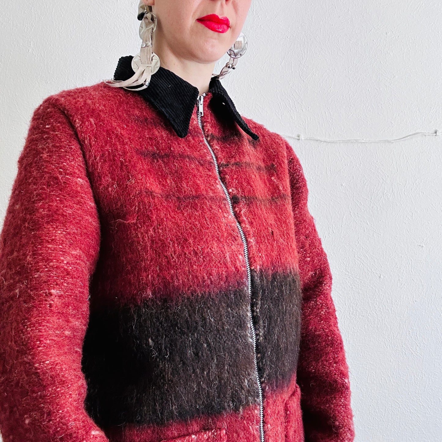 SDCV ORIGINAL NATIVE AMERICAN WOOL JACKET // SIZE SMALL