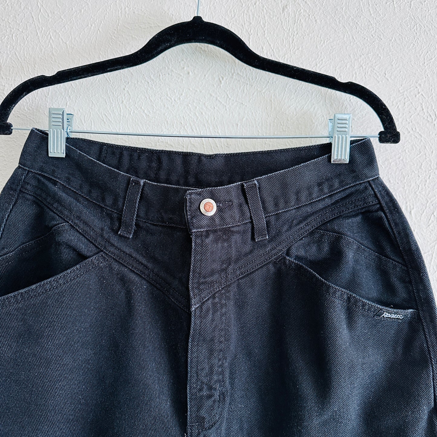 90’S VINTAGE ROCKIES BLACK JEANS // WAIST SIZE 29