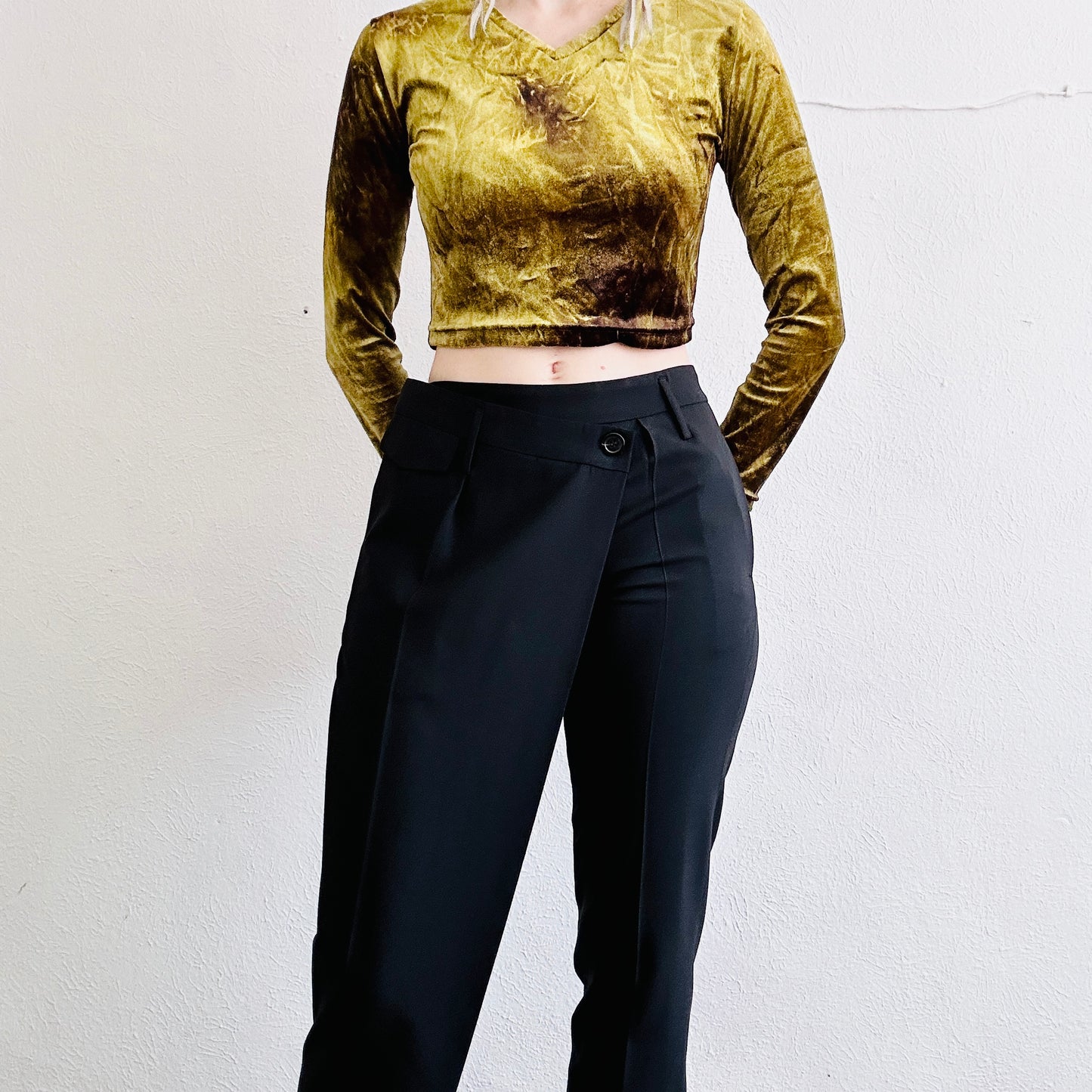 PEACHOO + KREJBERG WOOL PANTS // WAIST SIZE 26