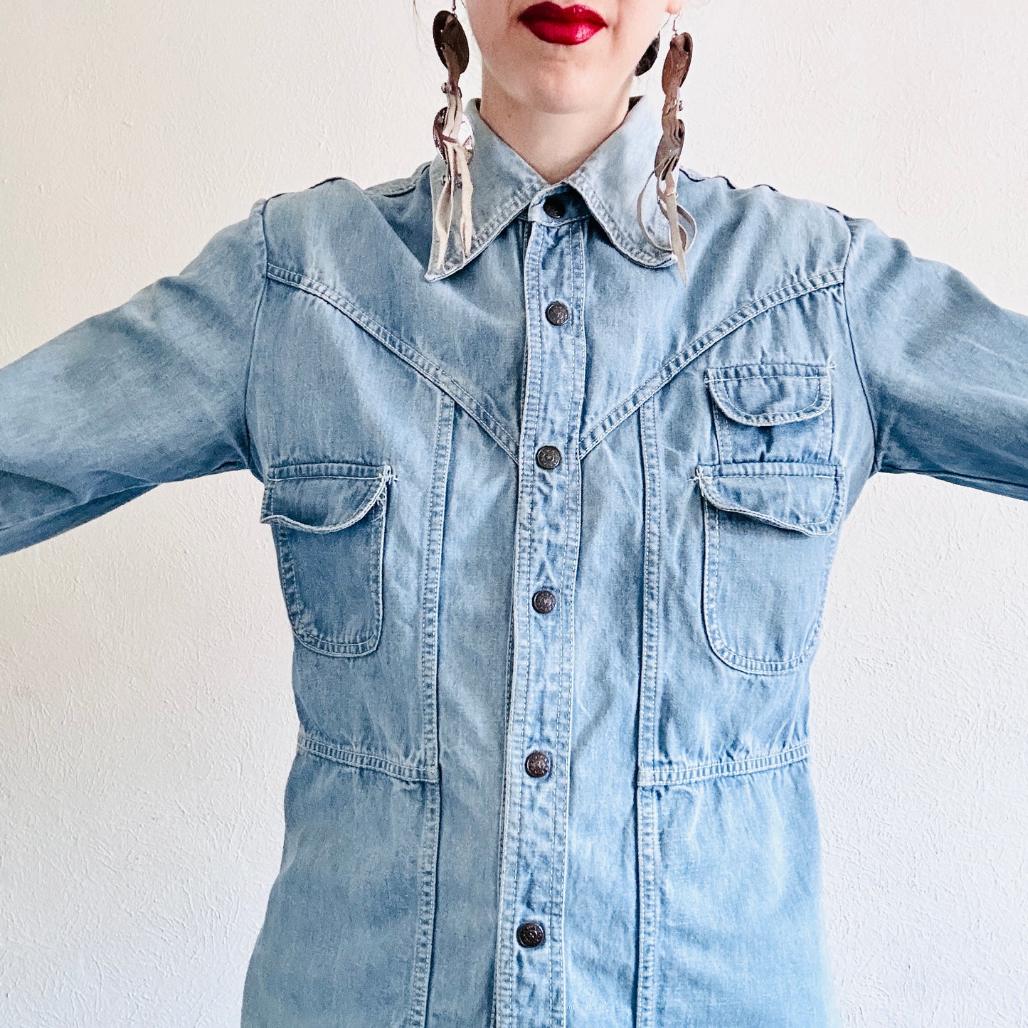 70’S VINTAGE JEAN JACKET // SIZE LARGE