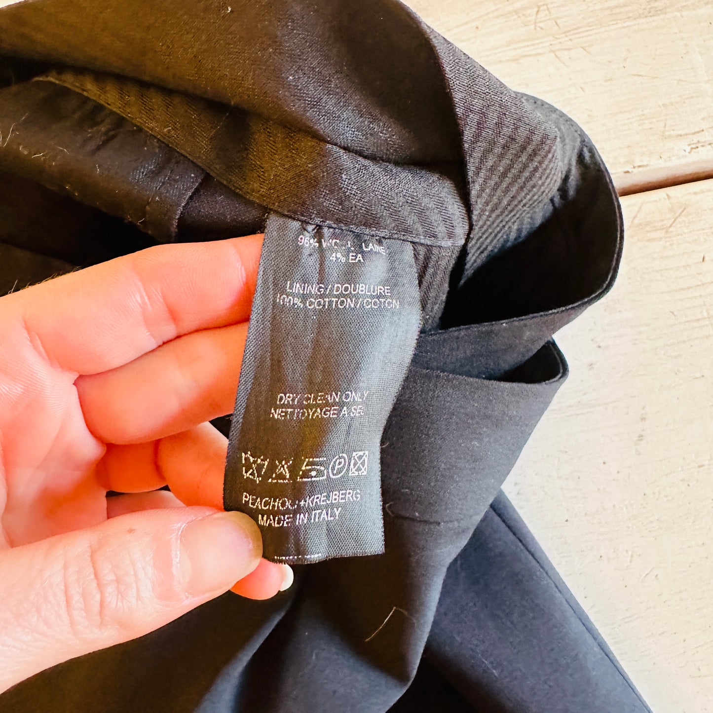 PEACHOO + KREJBERG WOOL PANTS // WAIST SIZE 26