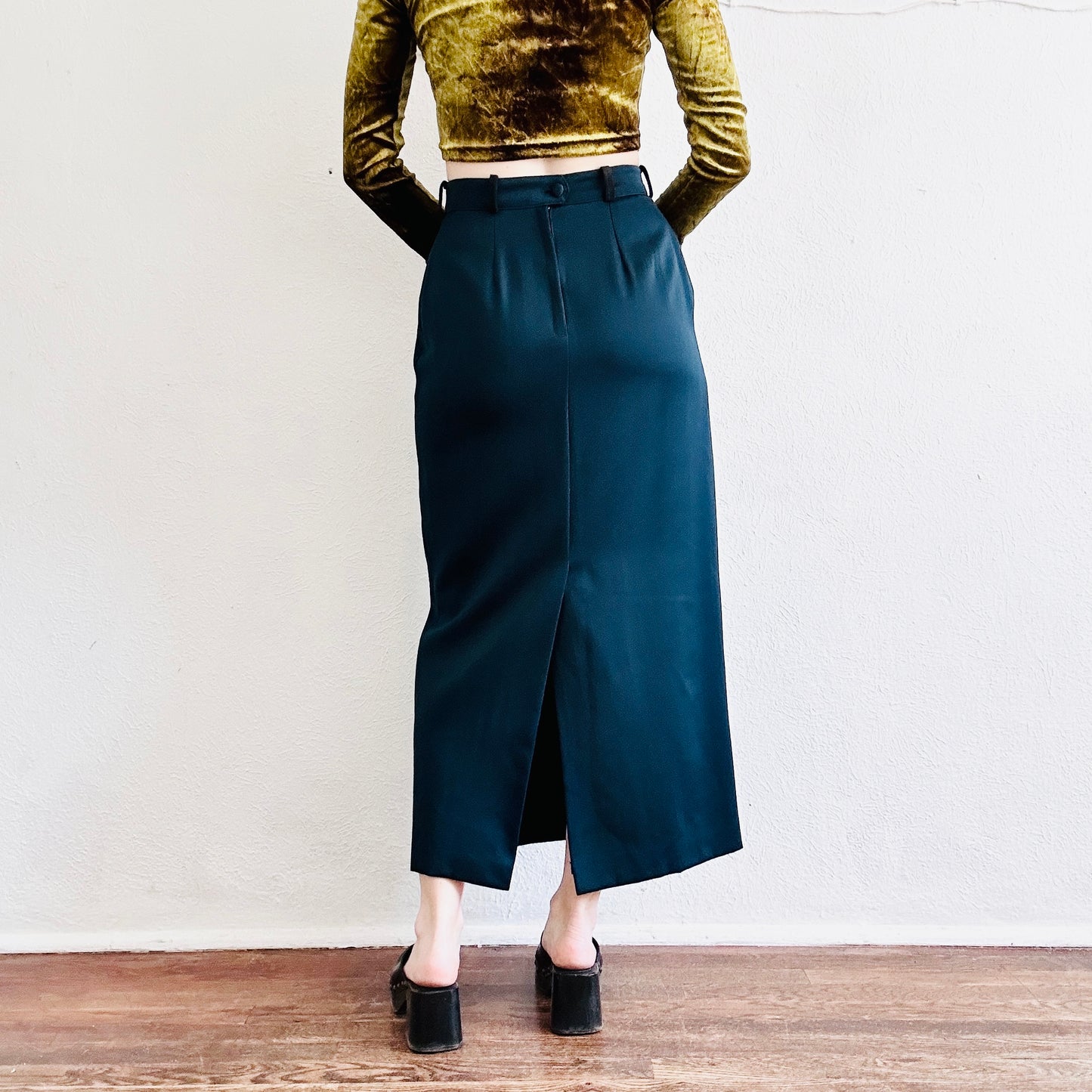 90’S VINTAGE WOOL WESTERN SKIRT // SIZE SMALL