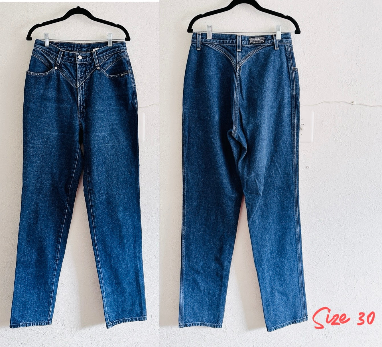 90'S VINTAGE ROCKIES BAREBACK JEANS // WAIST SIZE 29, 30, & 31