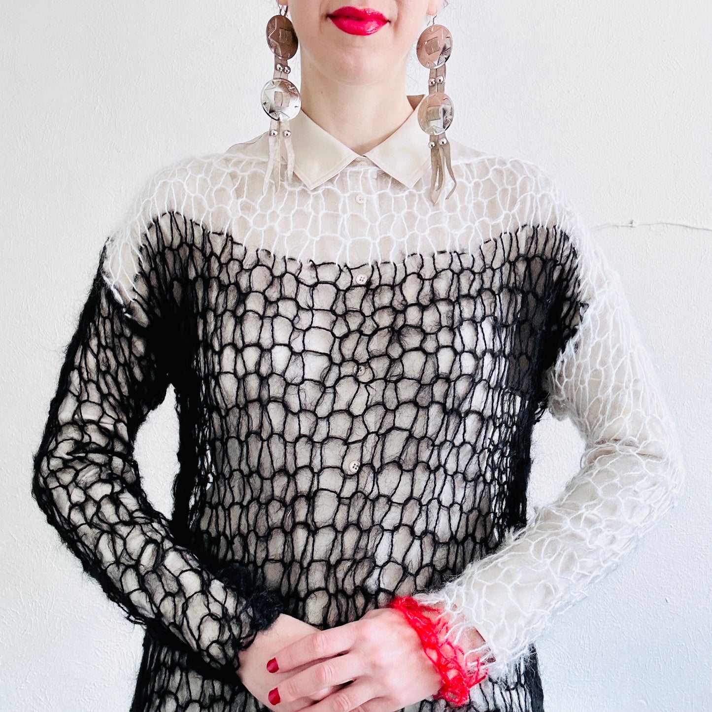 JOHNNY ROTTEN SEX PISTOLS REPLICA SWEATER // SIZE LARGE