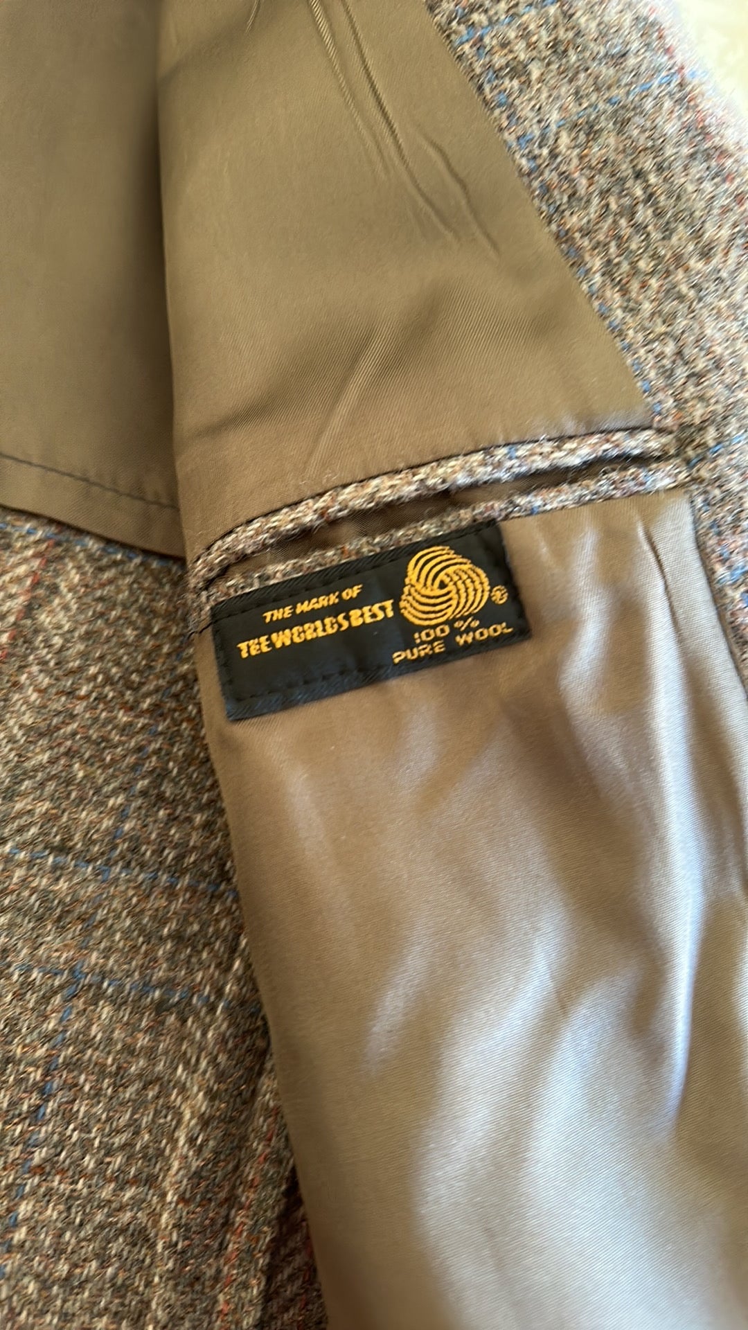 80’S VINTAGE GRAY TEXTURED WOOL WESTERN BLAZER // SIZE 46R