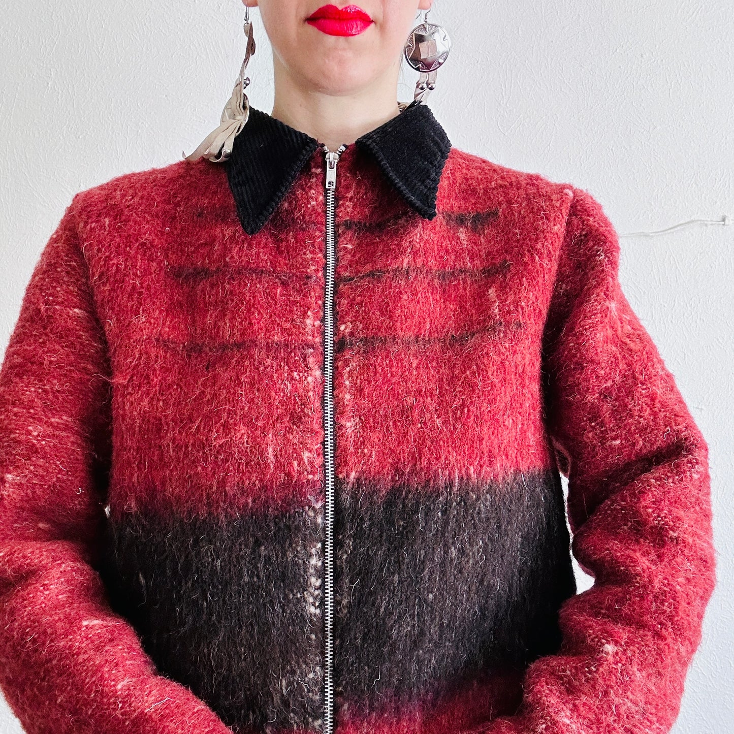 SDCV ORIGINAL NATIVE AMERICAN WOOL JACKET // SIZE SMALL