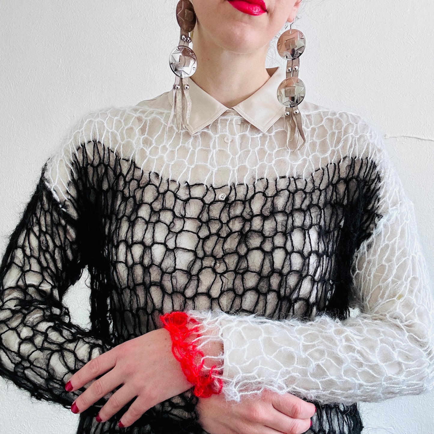 JOHNNY ROTTEN SEX PISTOLS REPLICA SWEATER // SIZE LARGE