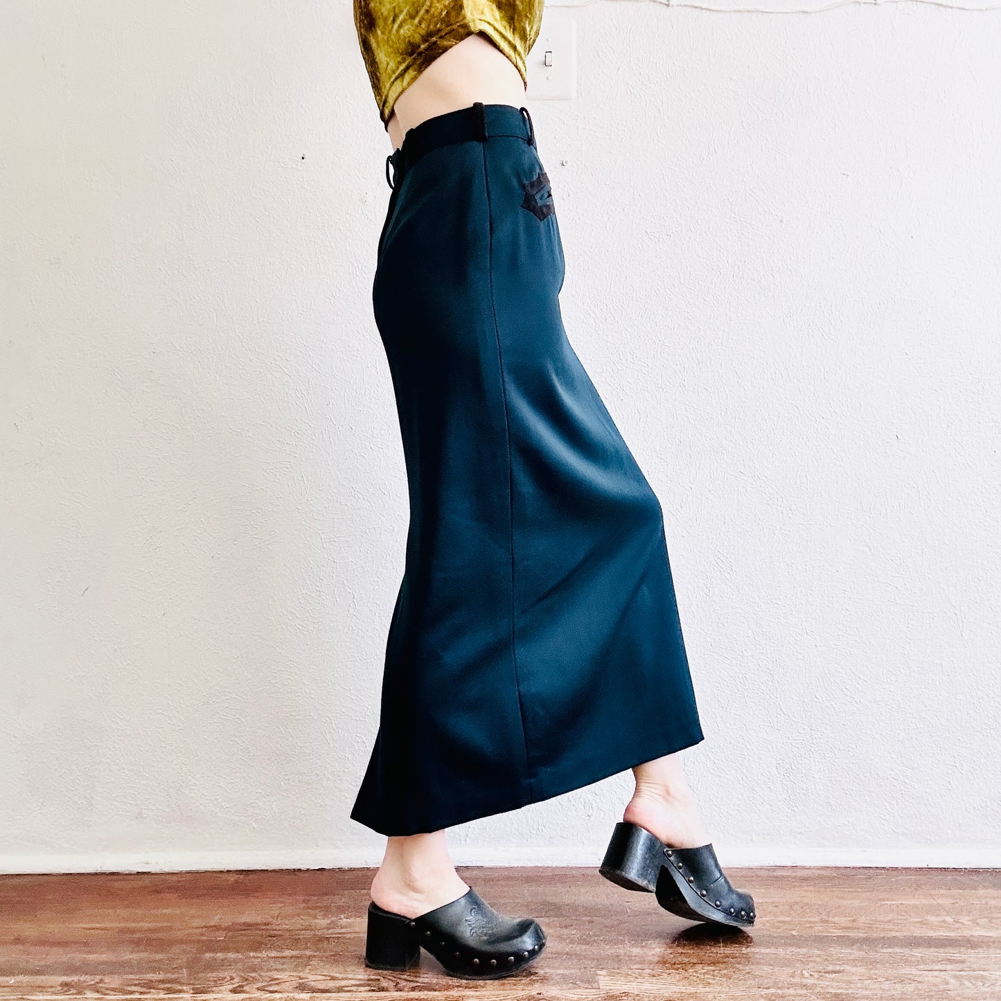 90’S VINTAGE WOOL WESTERN SKIRT // SIZE SMALL