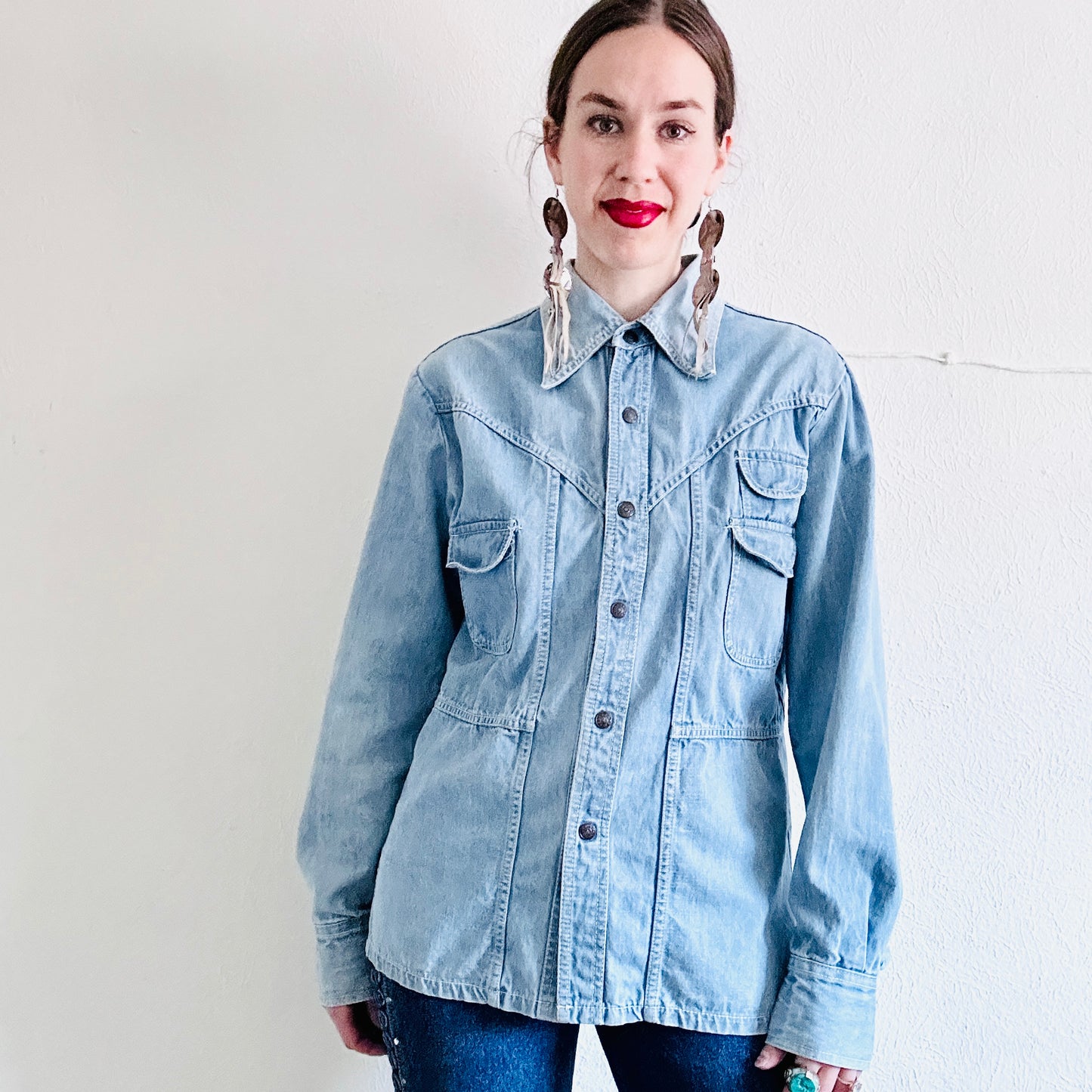 70’S VINTAGE JEAN JACKET // SIZE LARGE