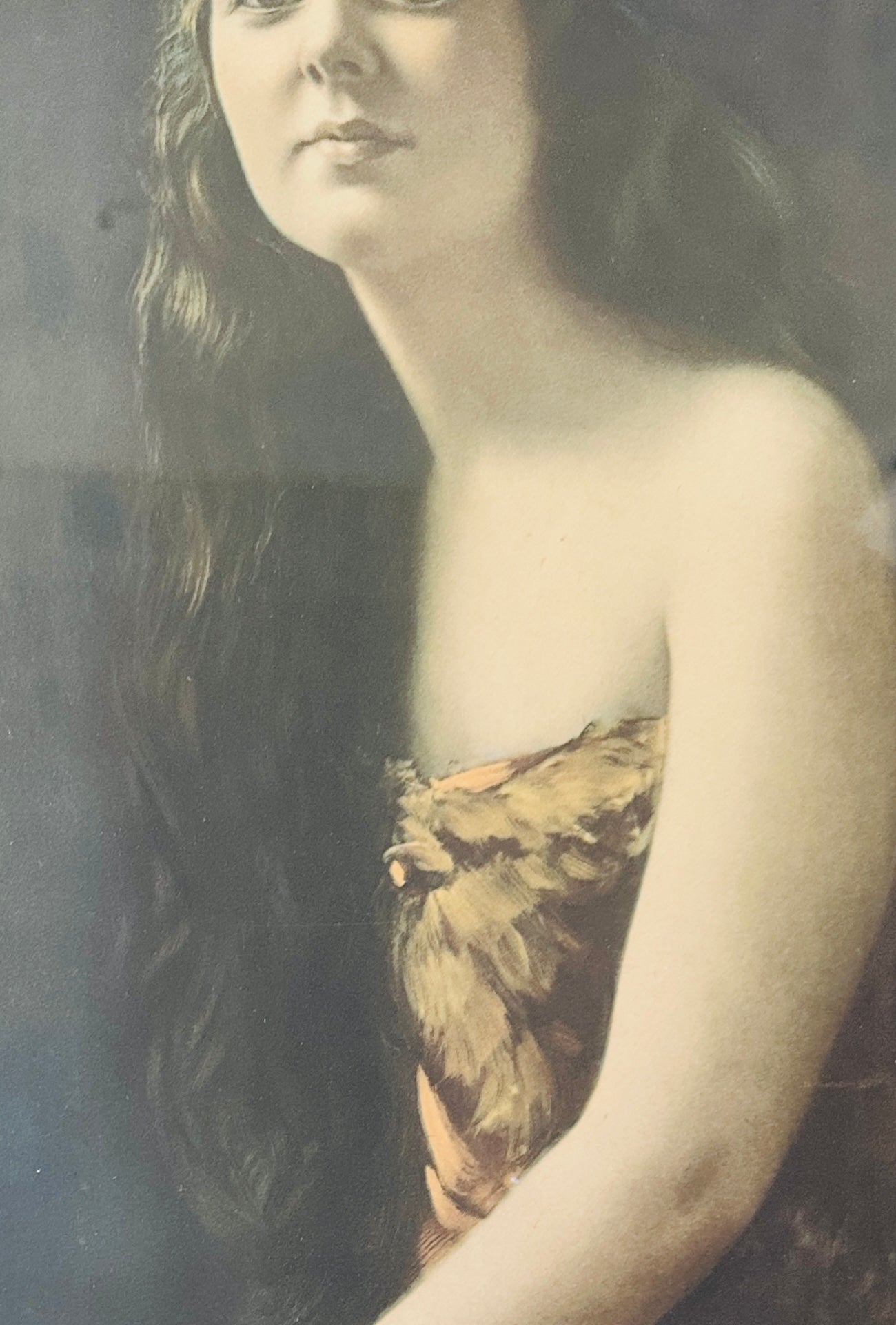 20S ANTIQUE TACINCA BY ADELAIDE HIEBEL NATIVE AMERICAN LITHOGRAPH ART PRINT