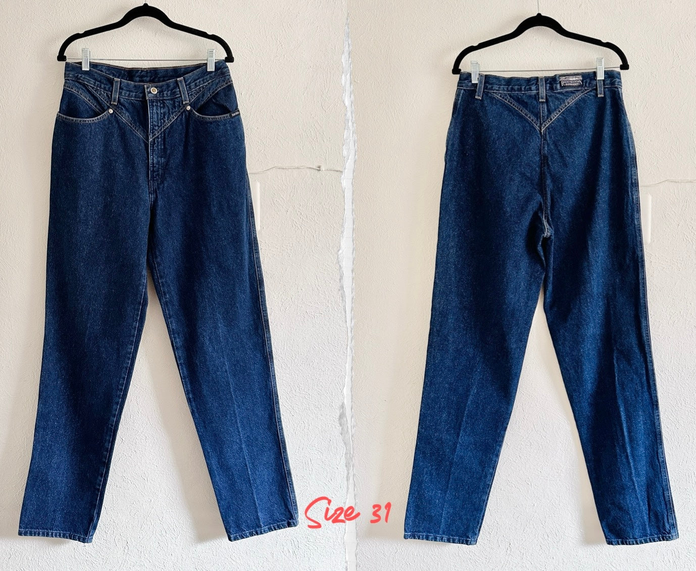 90'S VINTAGE ROCKIES BAREBACK JEANS // WAIST SIZE 29, 30, & 31
