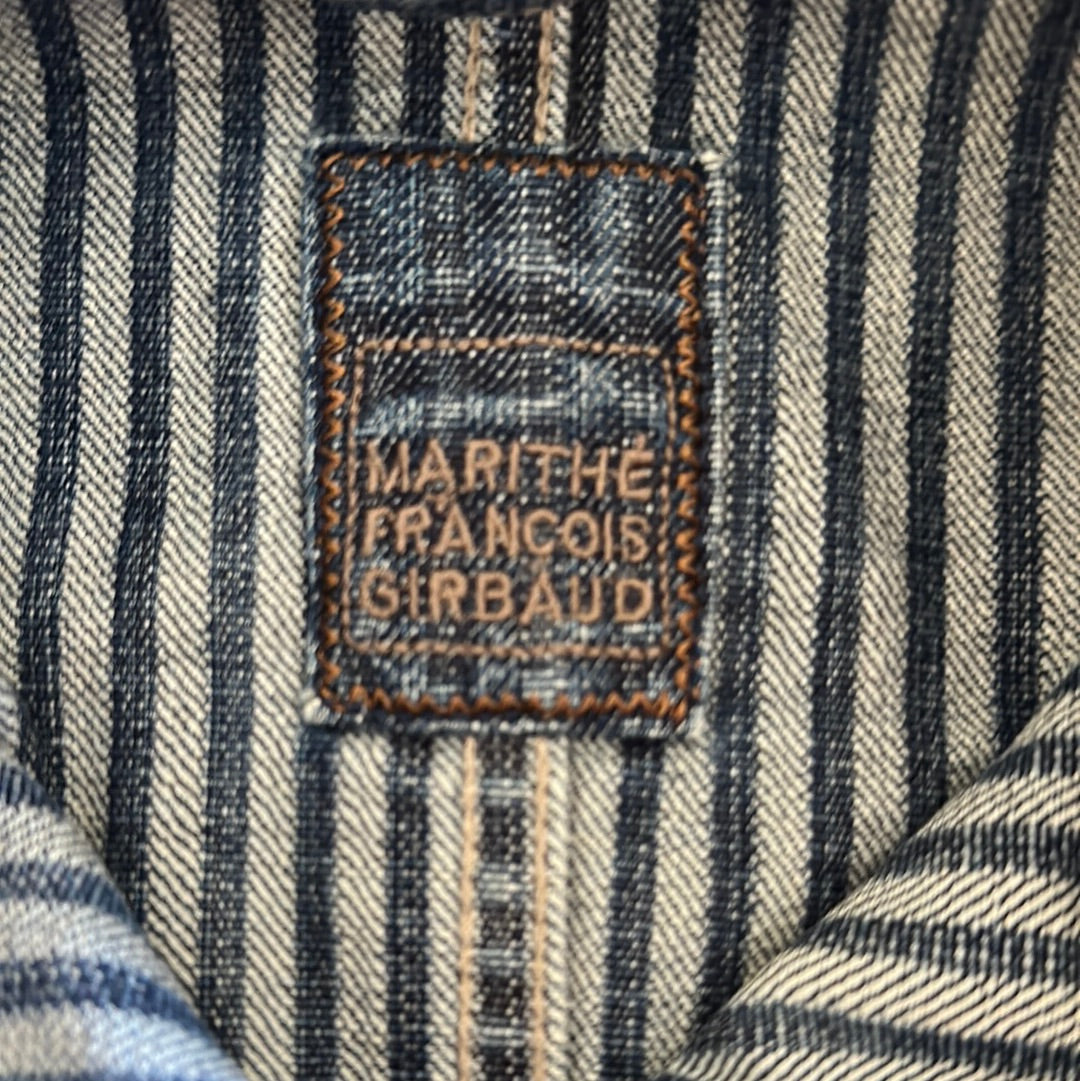 90'S VINTAGE GIRBAUD JEAN JACKET // SIZE SMALL