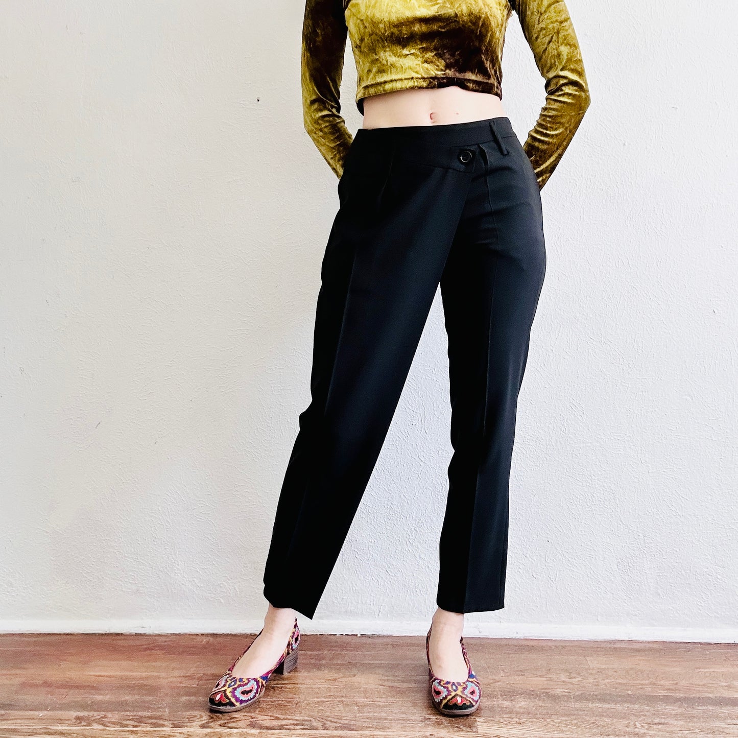 PEACHOO + KREJBERG WOOL PANTS // WAIST SIZE 26