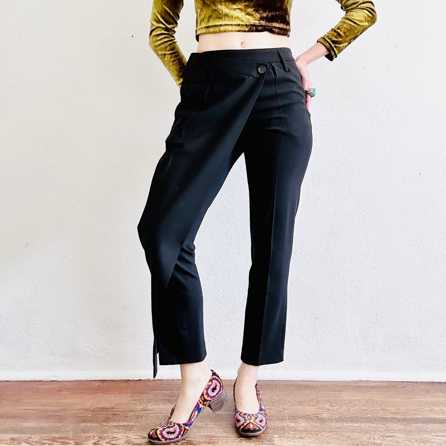 PEACHOO + KREJBERG WOOL PANTS // WAIST SIZE 26