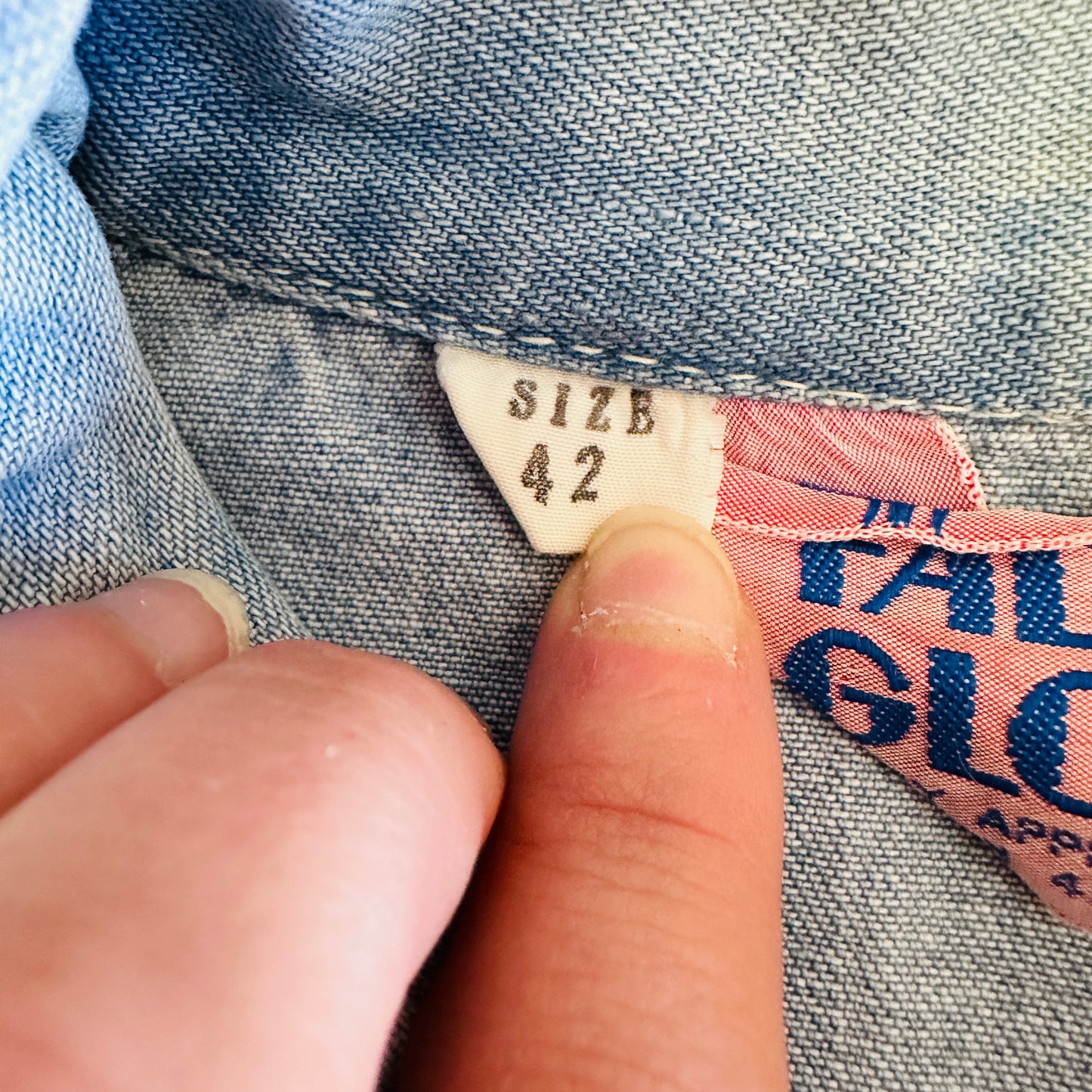 70’S VINTAGE JEAN JACKET // SIZE LARGE