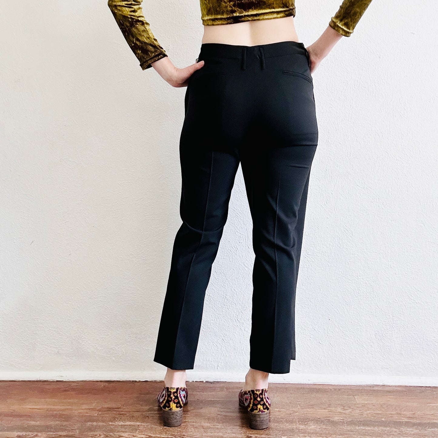 PEACHOO + KREJBERG WOOL PANTS // WAIST SIZE 26