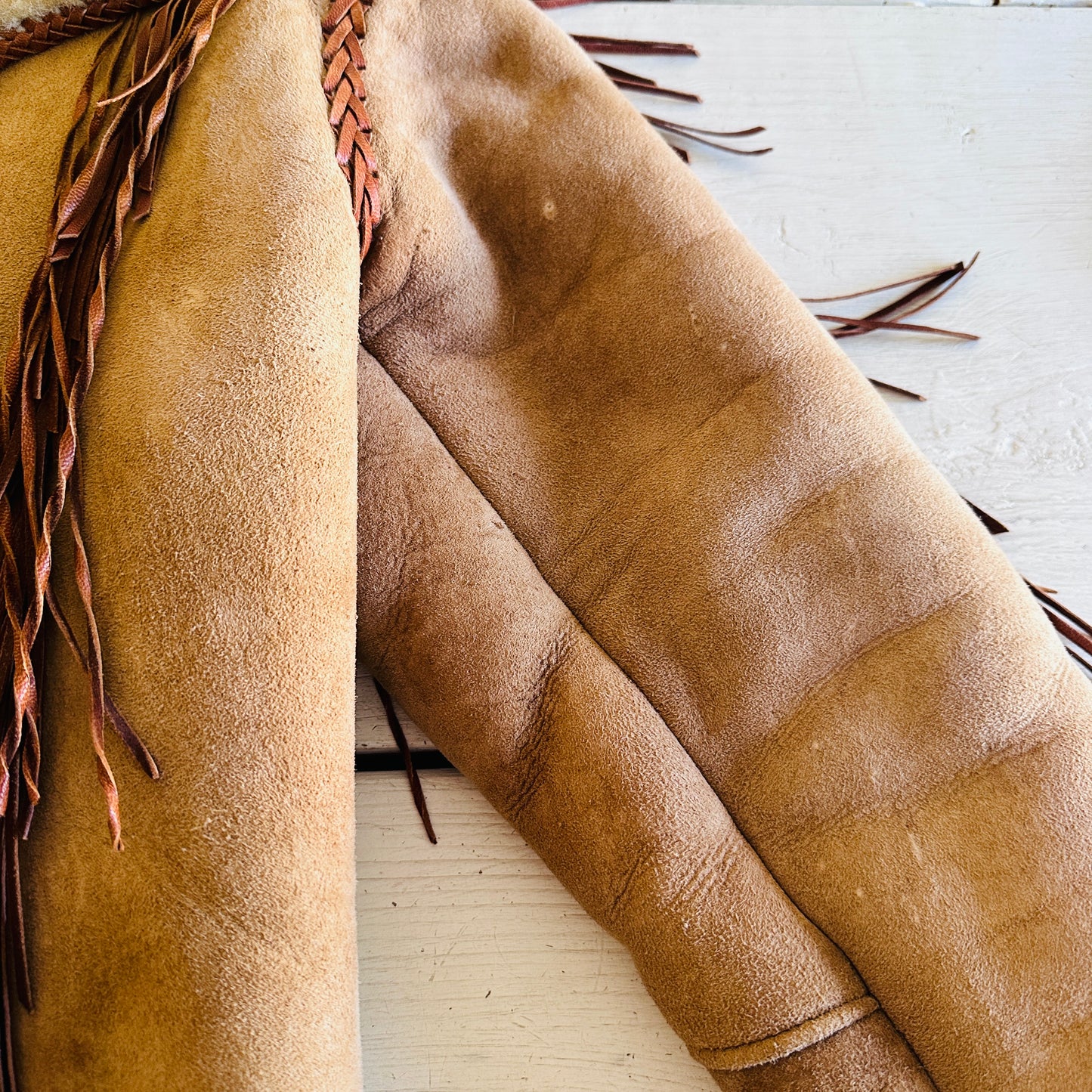 60'S VINTAGE ARTURO SHEEPSKIN JACKET // SIZE SMALL