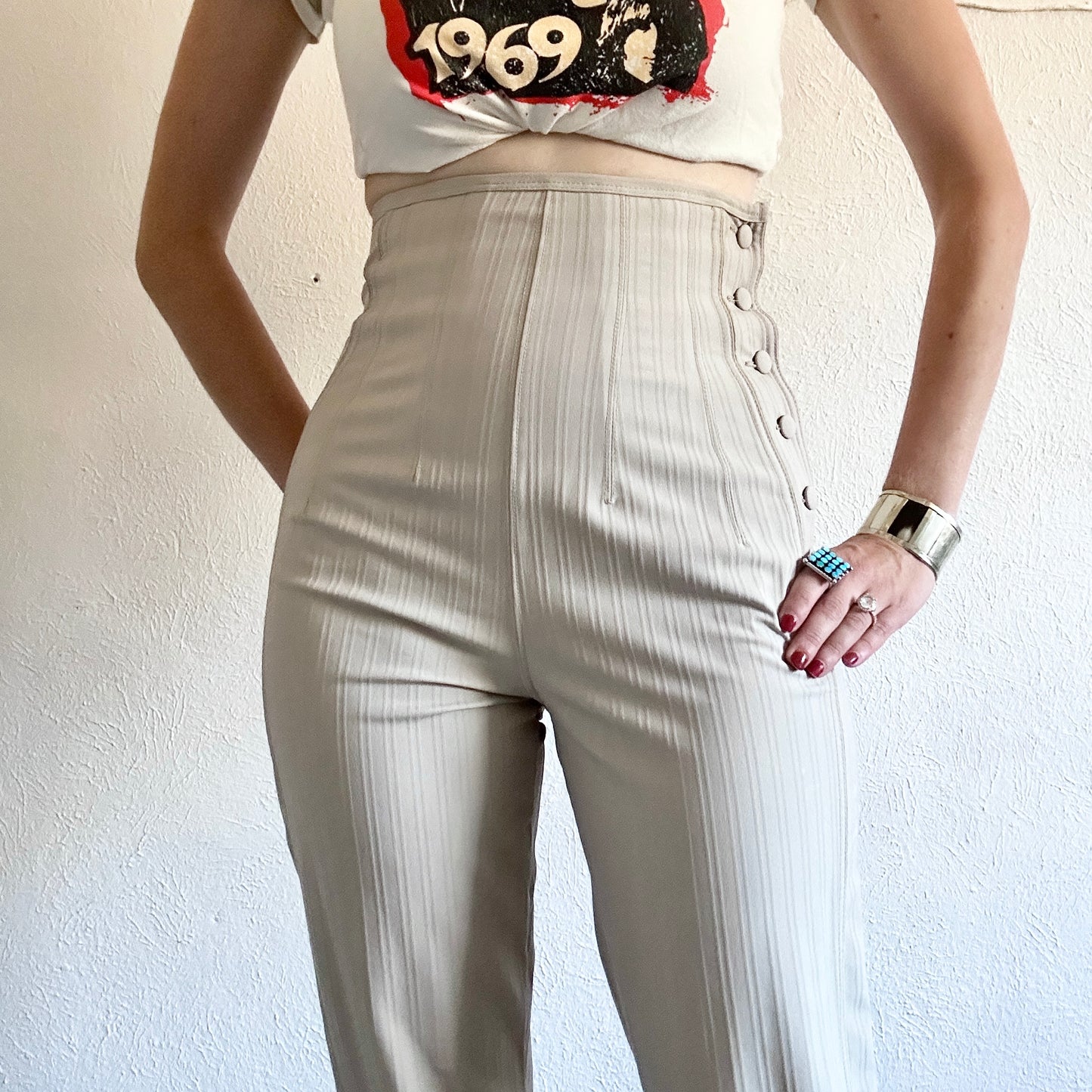 80’S VINTAGE GIRBAUD PANTS // WAIST SIZE 26
