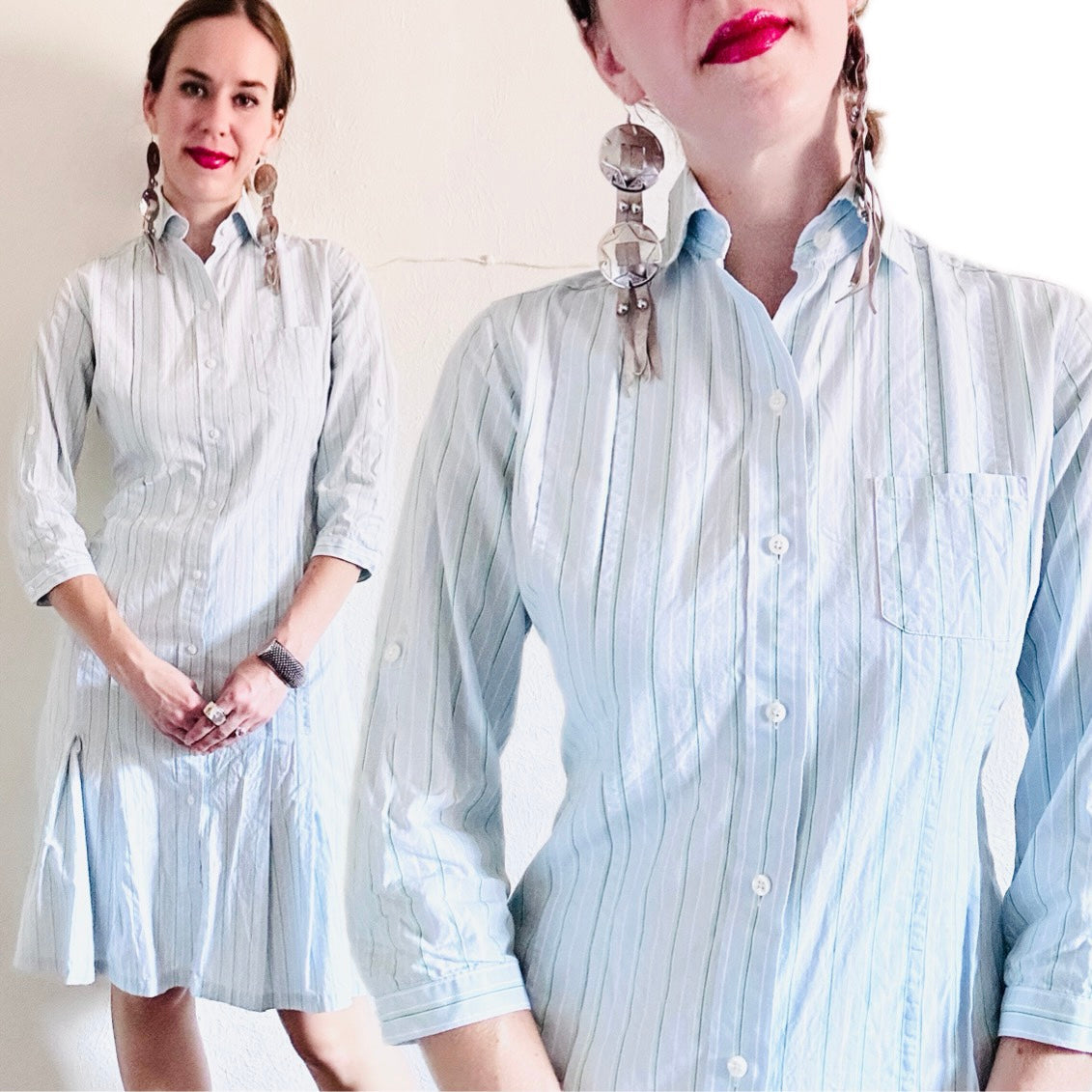 BROOKS BROTHERS SHIRT DRESS // SIZE SMALL – SANGRE DE CRISTO VINTAGE