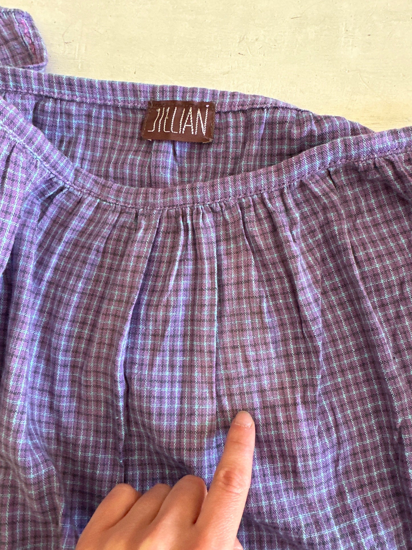 80'S VINTAGE EMBROIDERED PRAIRIE SKIRT SET // SIZE SMALL