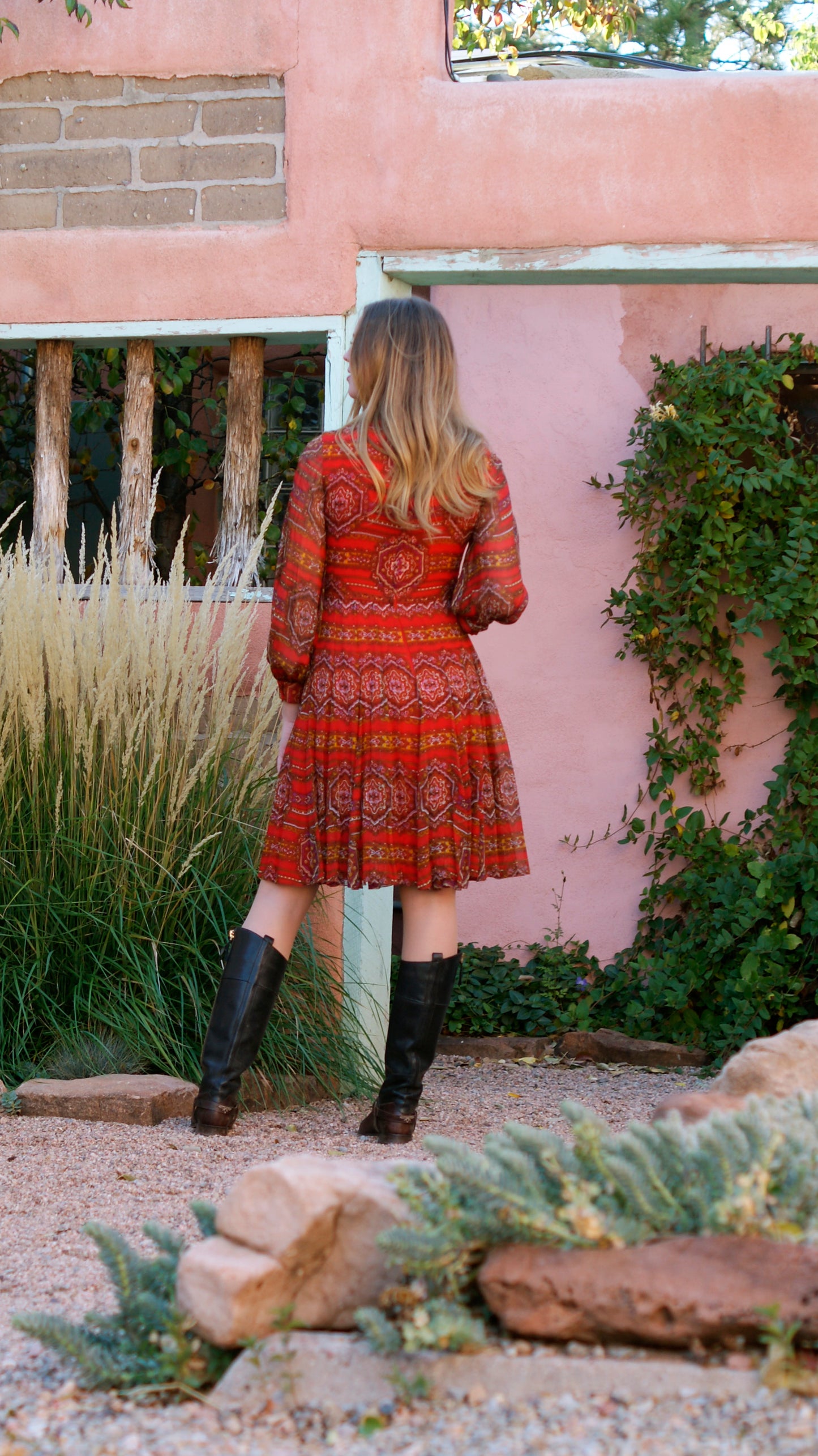 60's VINTAGE JEAN LOUIS DRESS // SIZE MEDIUM