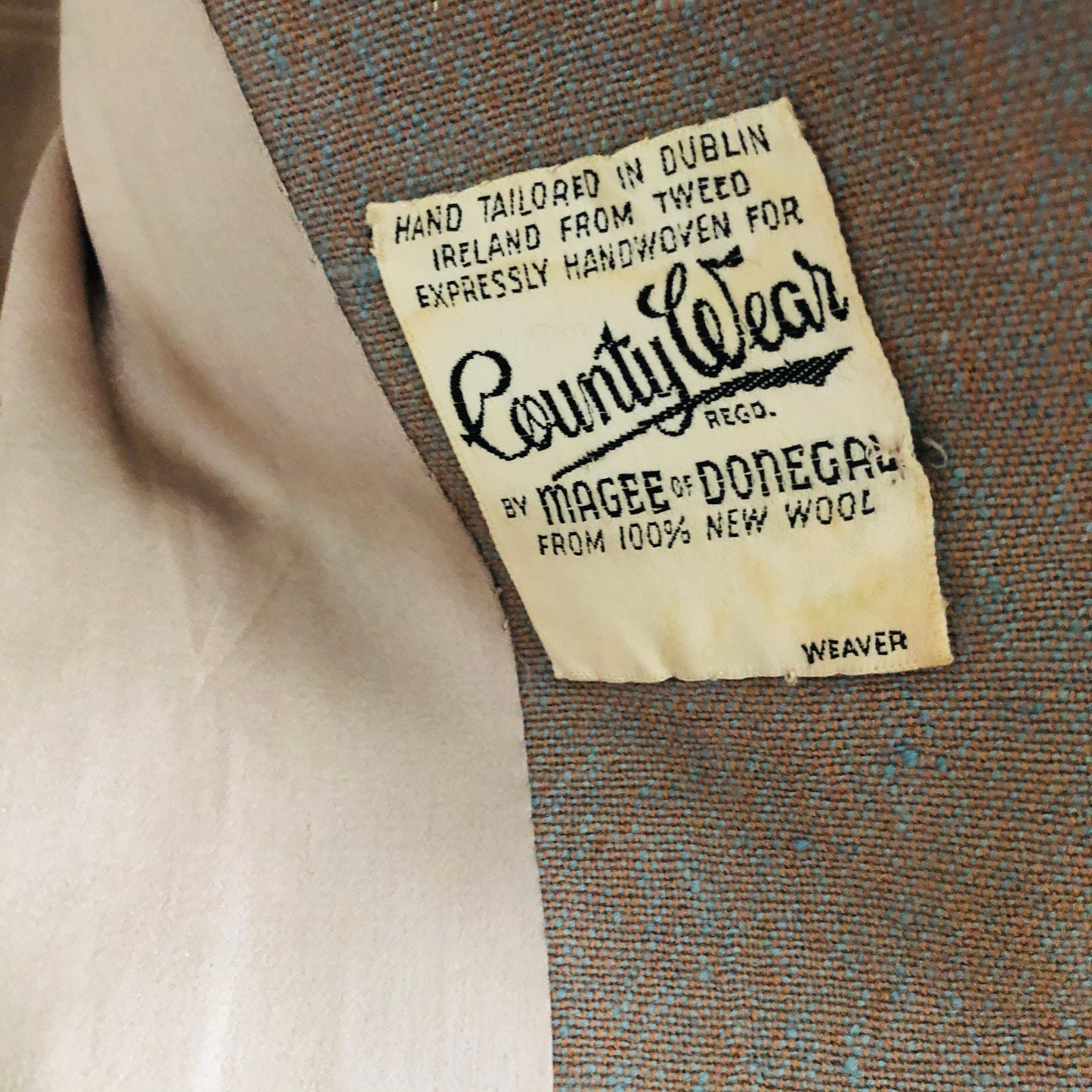 50'S VINTAGE IRIDESCENT WOOL & SILK JACKET // SIZE SMALL