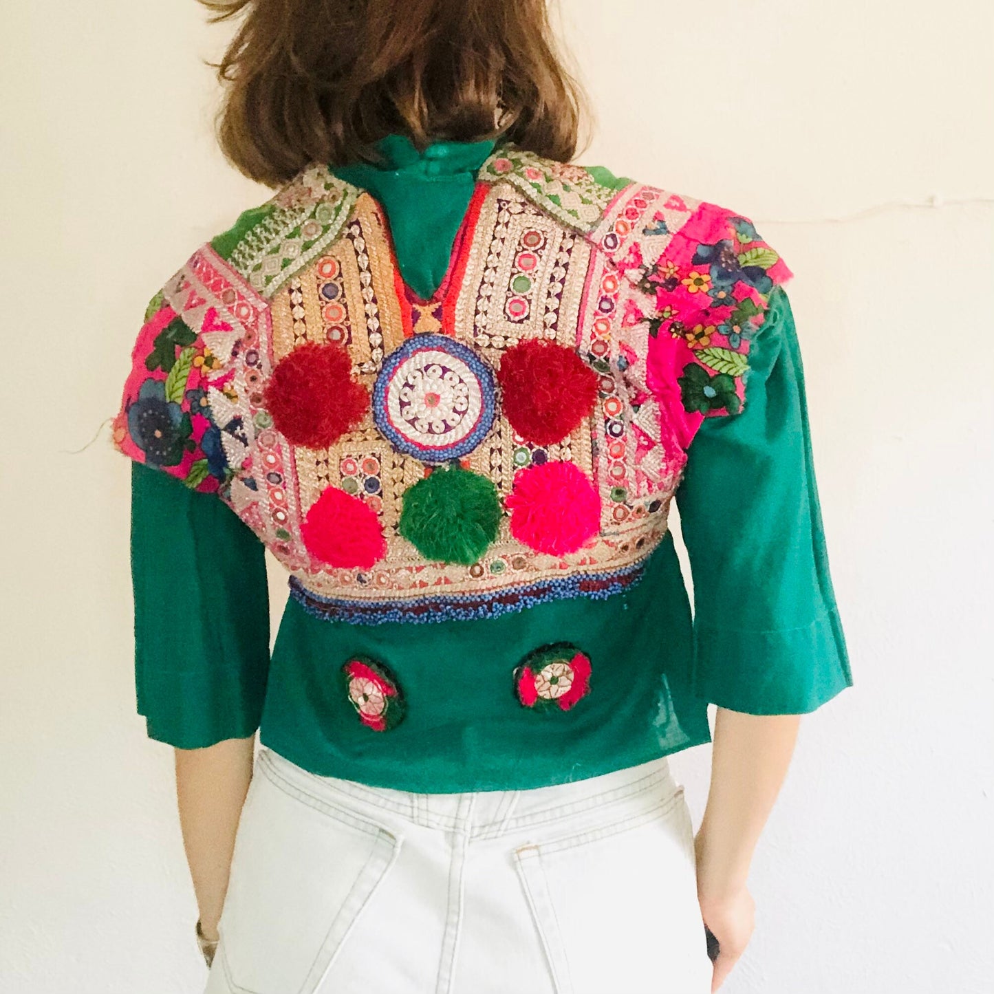 SDCV ORIGINAL AFGHAN CROPPED JACKET // SIZE XSMALL
