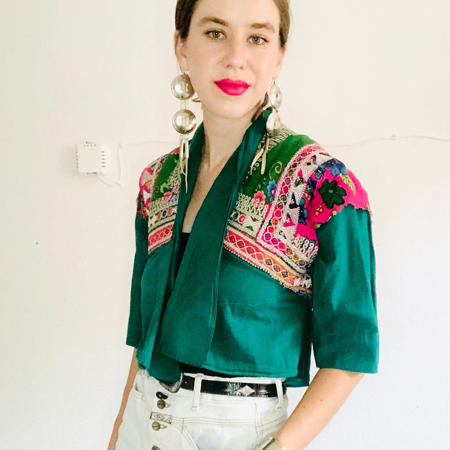 SDCV ORIGINAL AFGHAN CROPPED JACKET // SIZE XSMALL