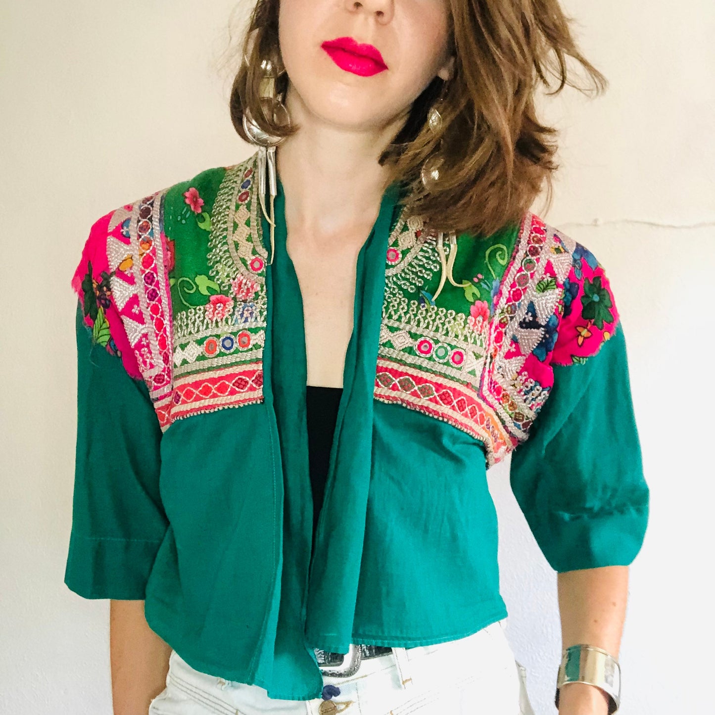 SDCV ORIGINAL AFGHAN CROPPED JACKET // SIZE XSMALL