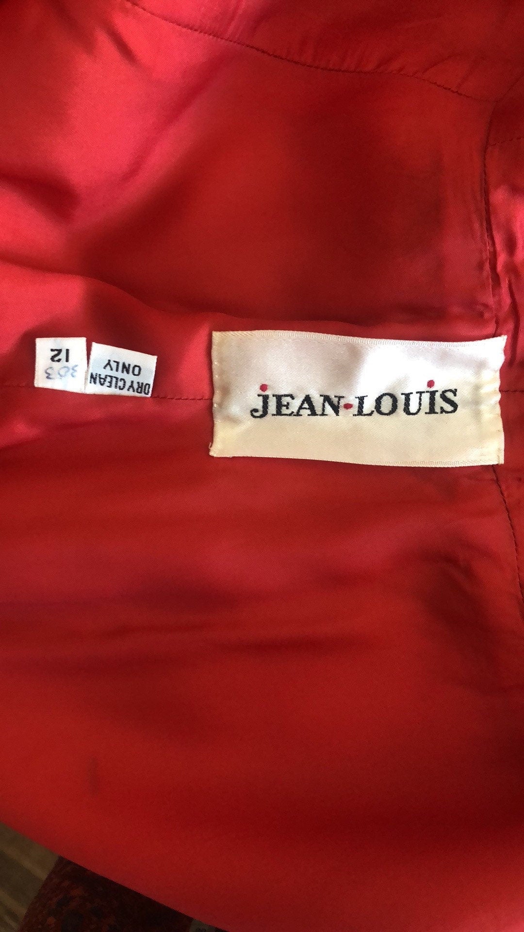 60's VINTAGE JEAN LOUIS DRESS // SIZE MEDIUM