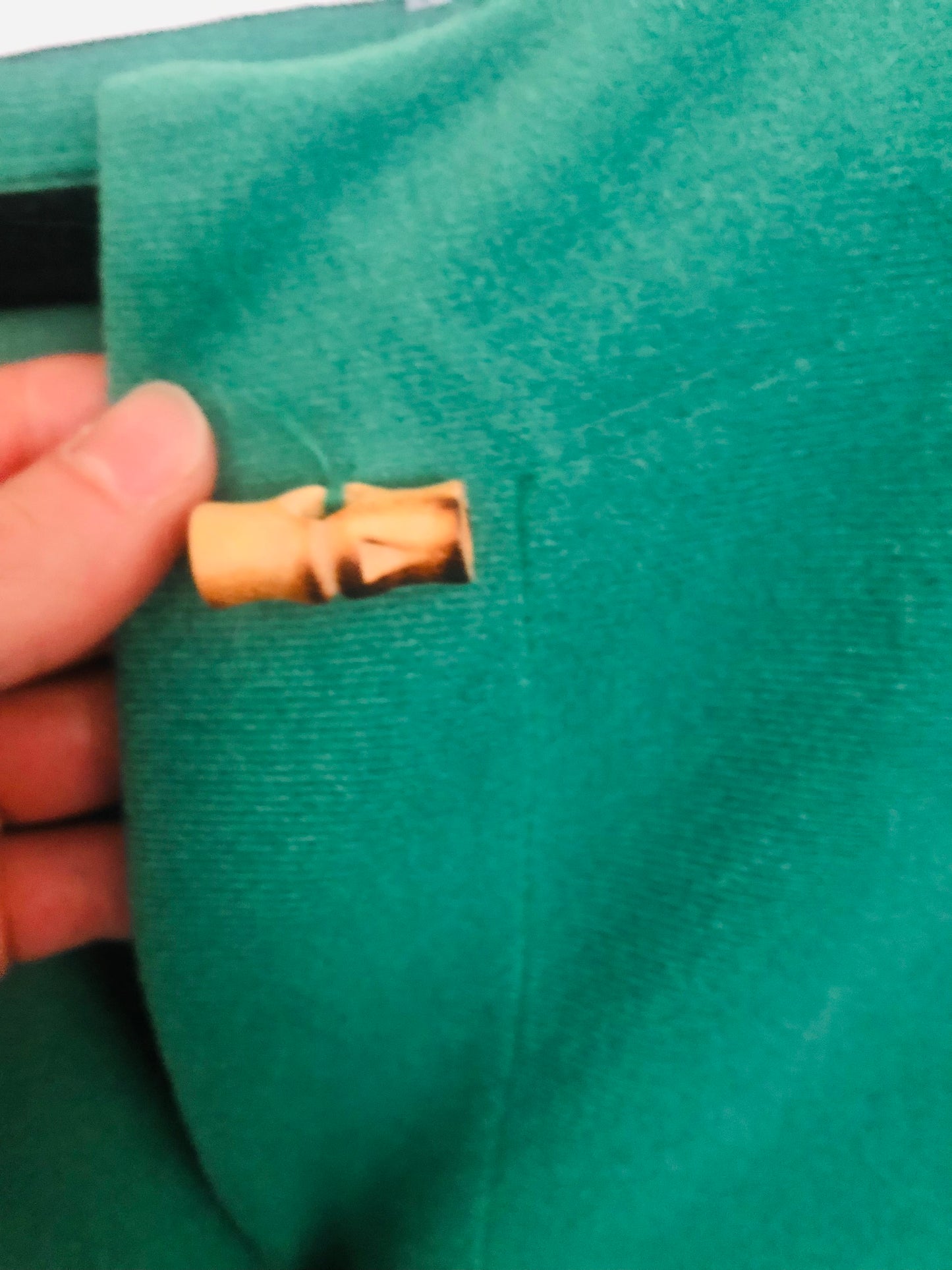 60'S VINTAGE GREEN DUSTER JACKET // SIZE MEDIUM
