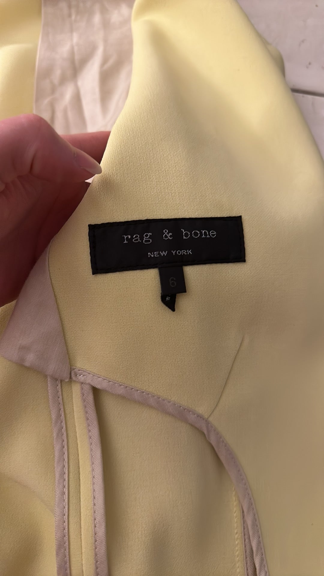 RAG AND BONE CHARTREUSE JACKET // SIZE SMALL