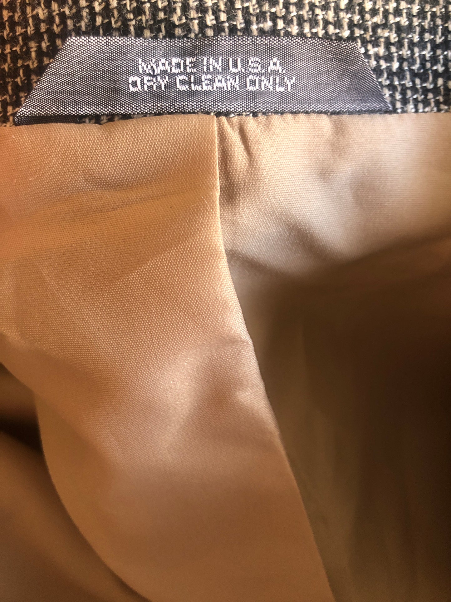 80’S VINTAGE GRAY TEXTURED WOOL WESTERN BLAZER // SIZE 42L