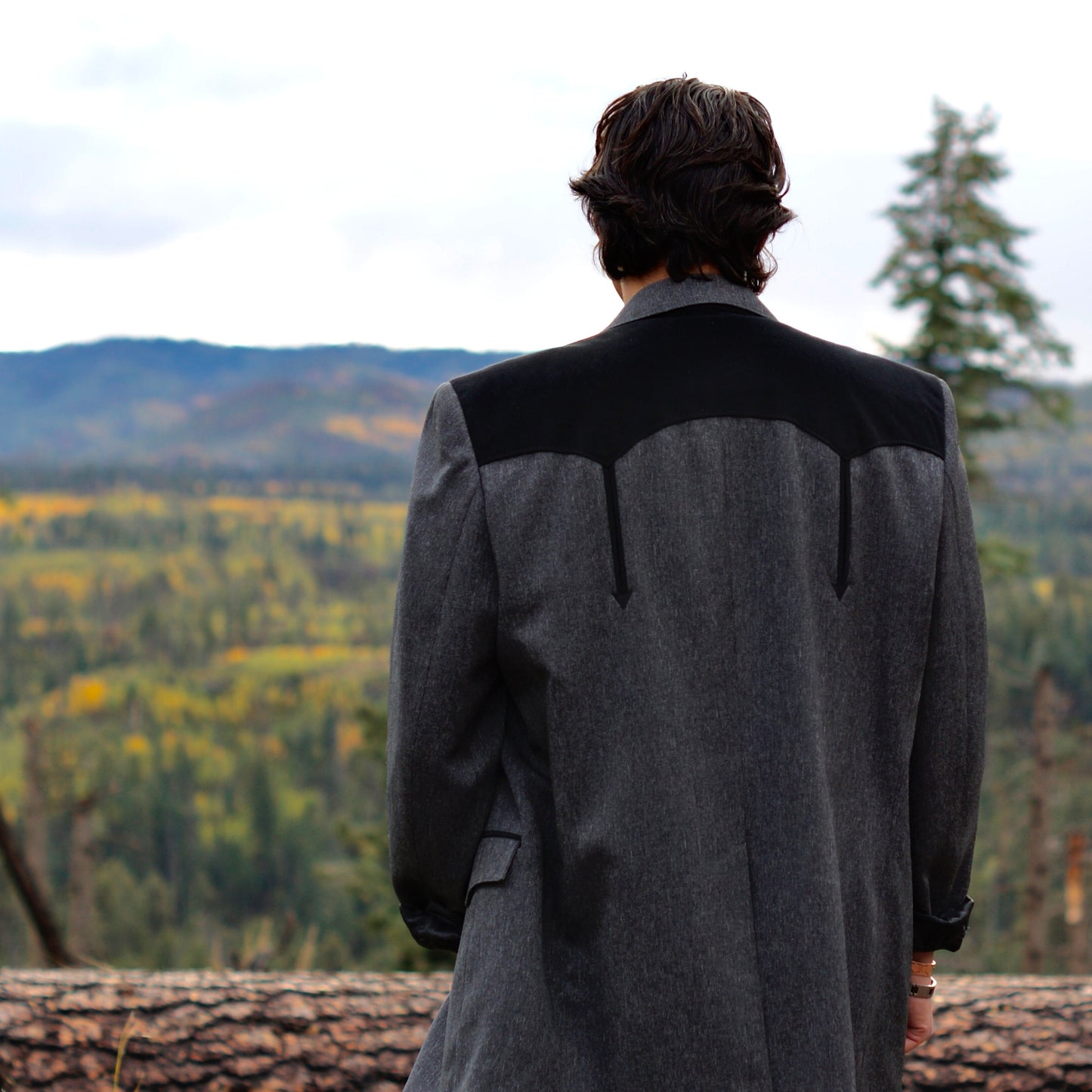90'S VINTAGE COLOR BLOCK WESTERN BLAZER // SIZE 48L