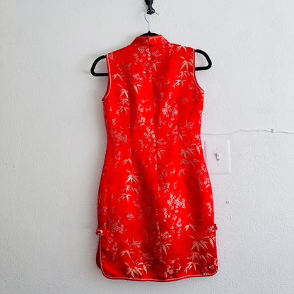 90'S VINTAGE QIPAO MAXI DRESS // SIZE XSMALL