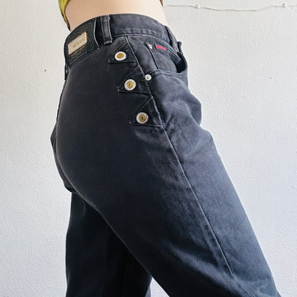 90'S VINTAGE LAWMAN STUDDED WESTERN JEANS // WAIST SIZE 28